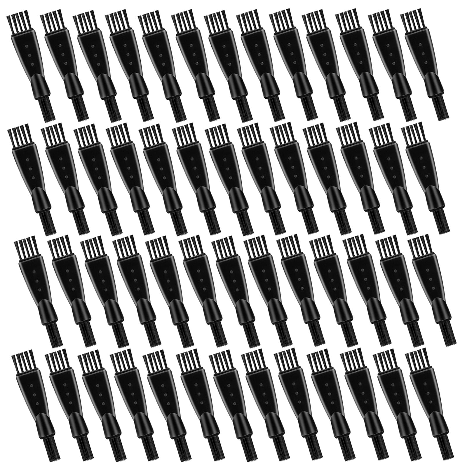 60PCS Men's Electric Shavers Cleaning Brush Double-Sided Shavers Brush Hair Brush Cleaner Tool Tiny Multi-Function Beard Brush Kit