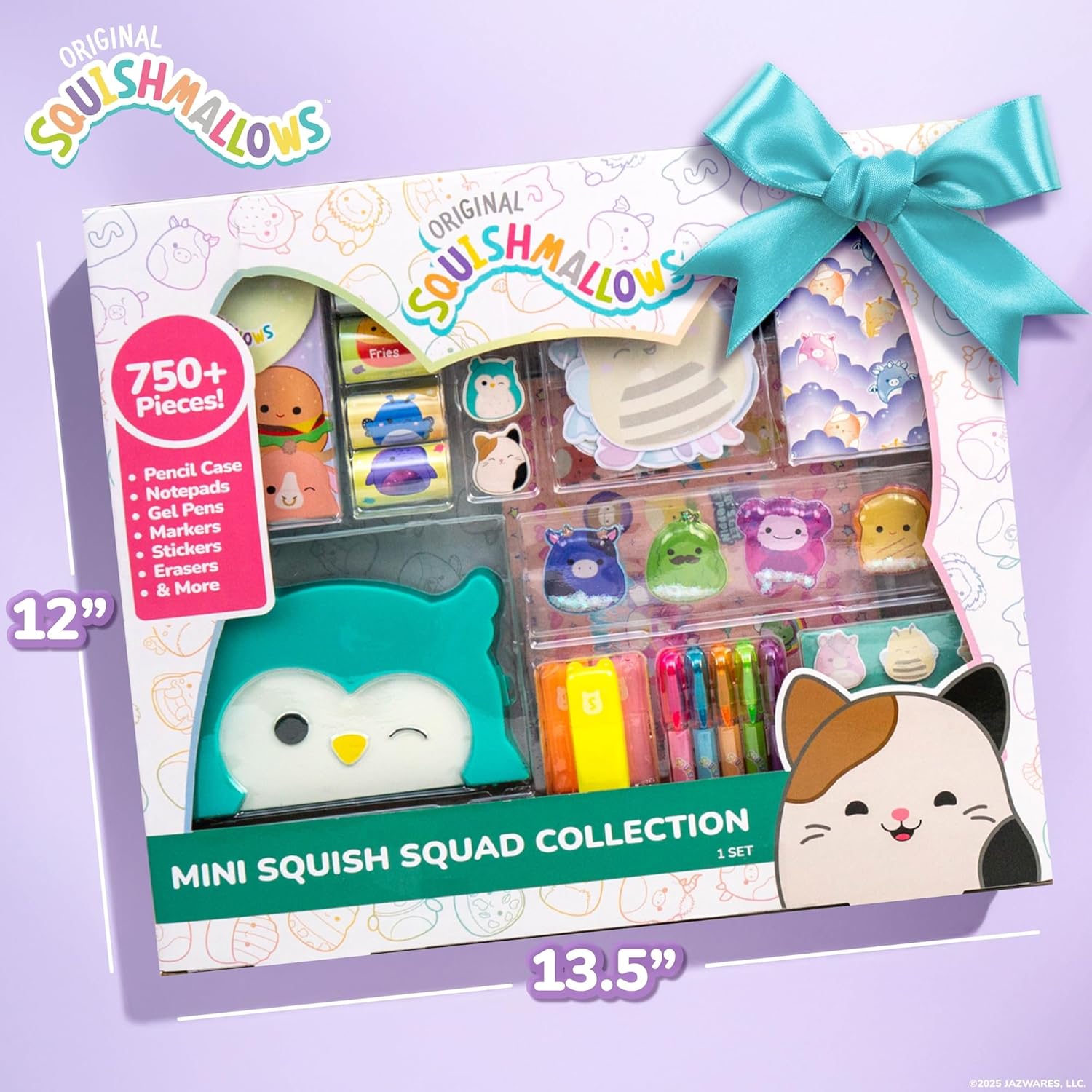 Squishmallows Original Mini Squish Squad Collection, Stationery Set, Over 750 Pieces