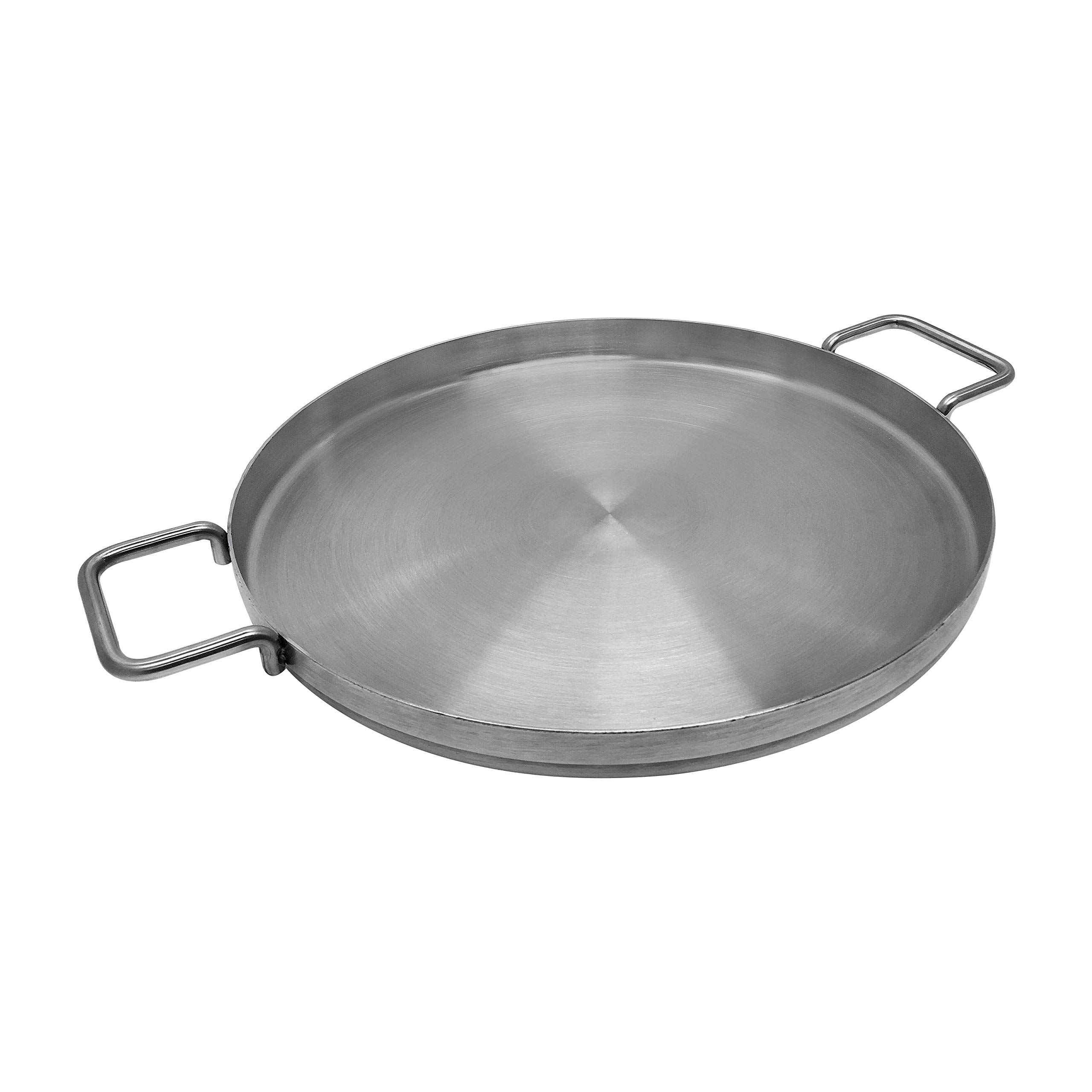 Prolinemax Stainless Steel Flat Comal Griddle Pan Cookware 16 inch
