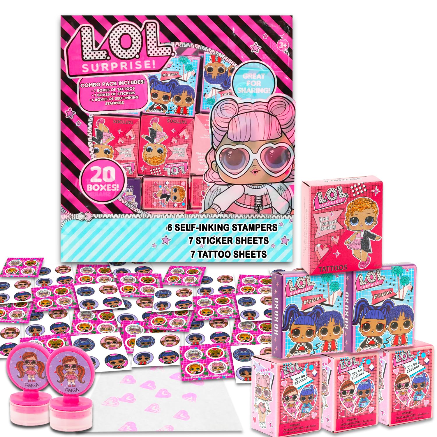 Amazon.com: LOL Surprise Party Favors Bundle - 20 Pc Favor Boxes