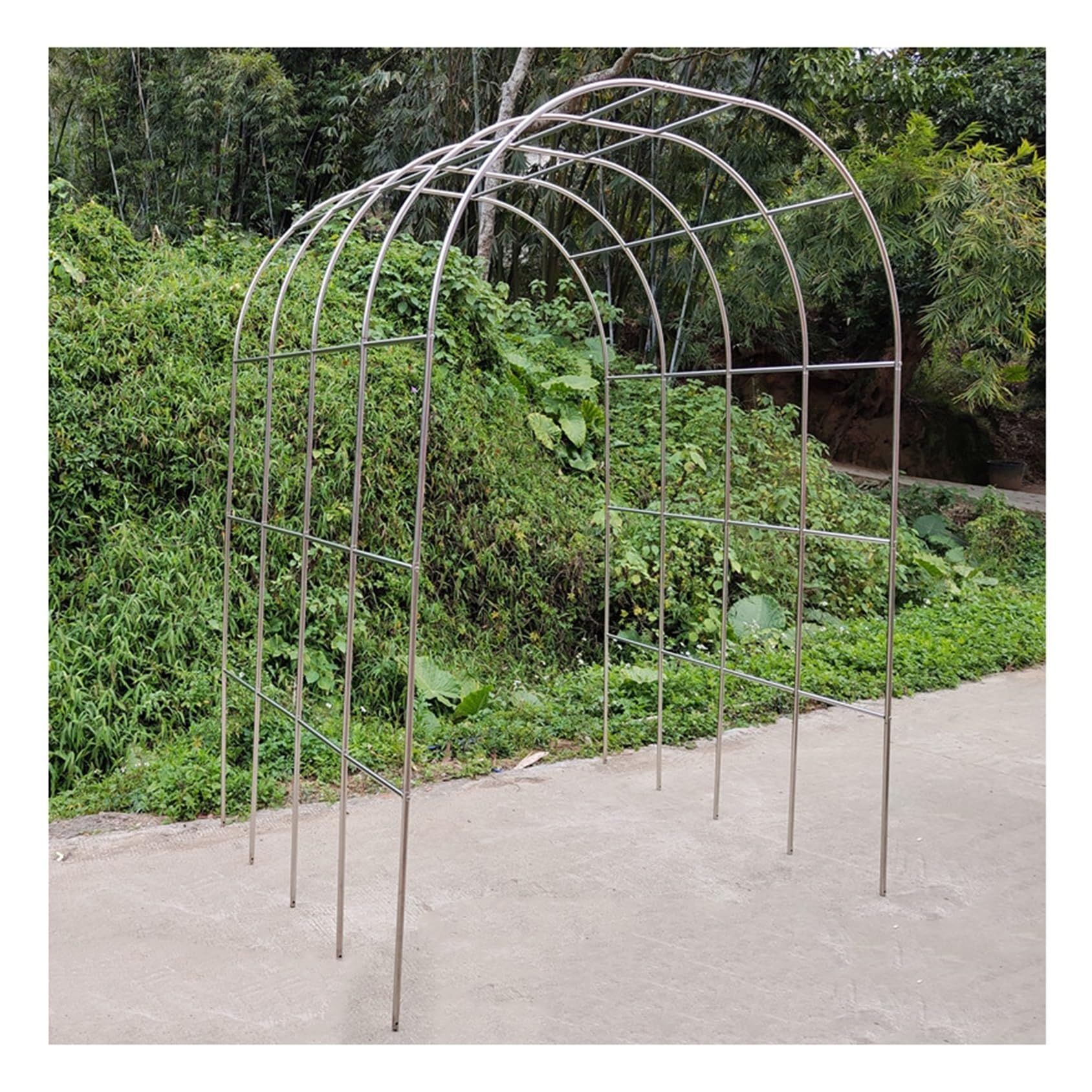 Side Width: 38cm/15in, Heavy Duty Garden Arch|Wedding Arch|Garden Arbor|Rose Arch|DIY Plant Support Pergola, Reconfigurable & Easy-to-Assemble(Color:25mm,Size:4 * 2.4m(13 * 7.9ft))