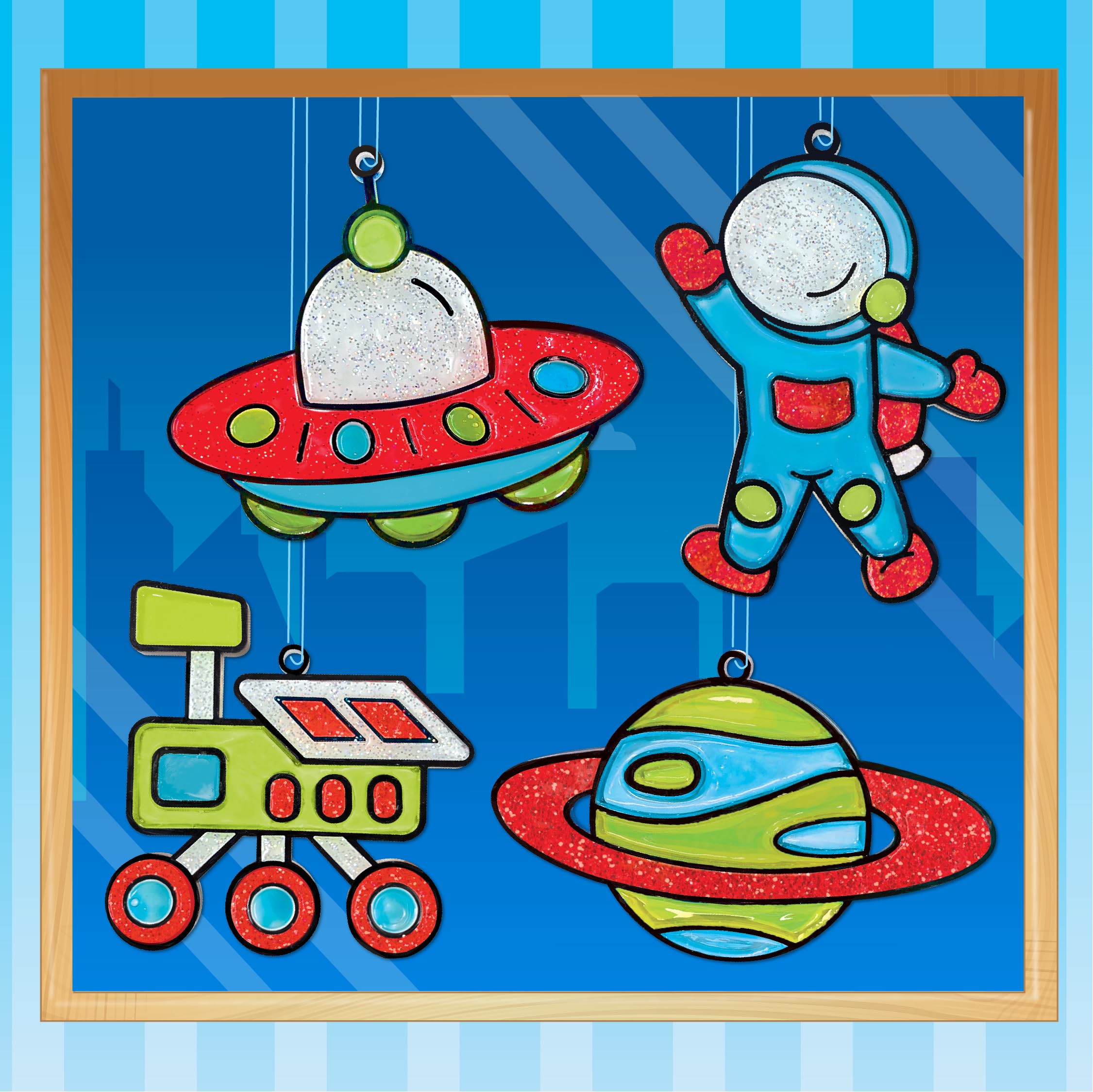 DIY Space Window Art Kit - Create Stunning Glass Decor! -4