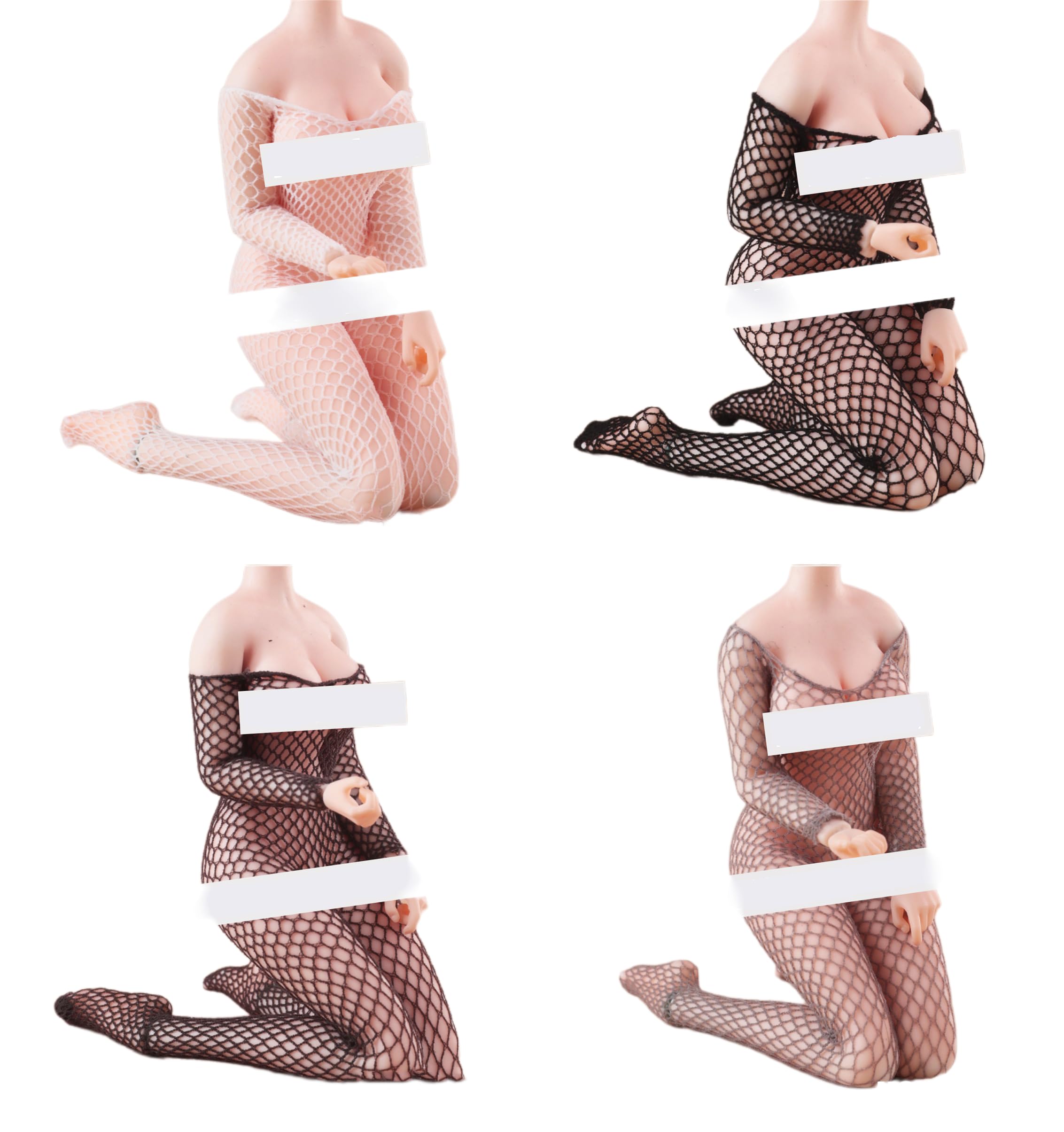 Accessoire vêtement poupée 1/12 tissu maille grise figurine 15 cm