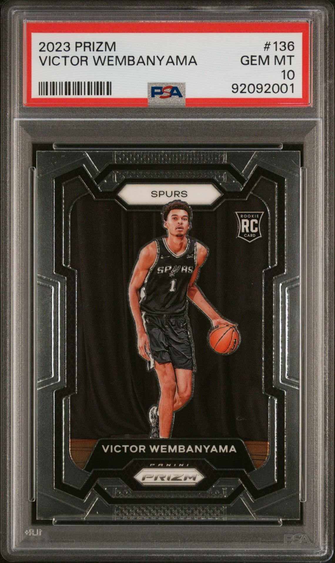Amazon.com: Psa 10 Victor Wembanyama Panini Prizm #136 Basketball