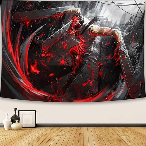 WSRXDMSN Tapiz de pared de anime, galaxia nocturna estrellada para fiesta, dormitorio, sala de estar, 40 x 60 pulgadas (4)