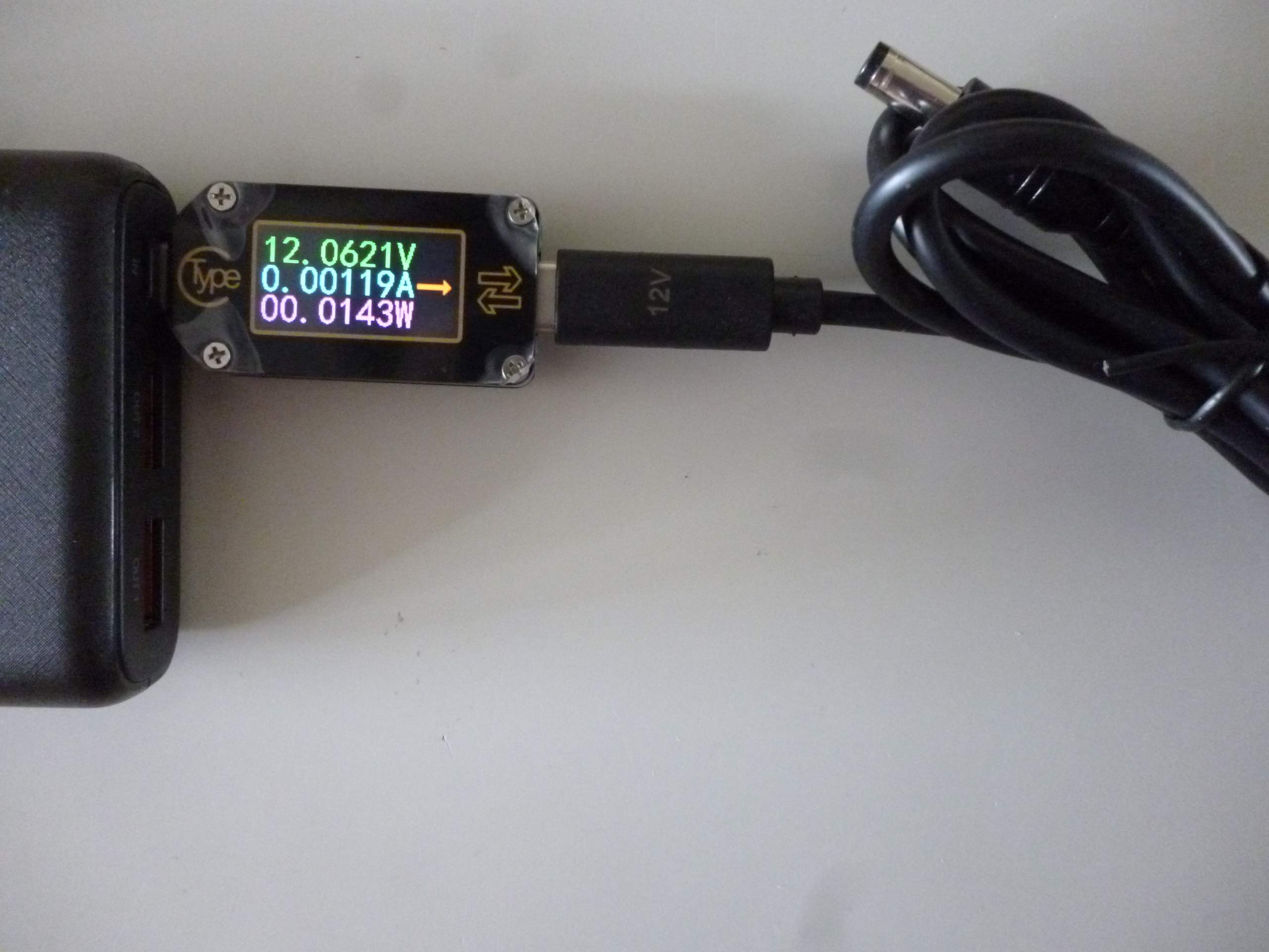 USB PDトリガーケーブル 12V 3A 5.5/2.1mm