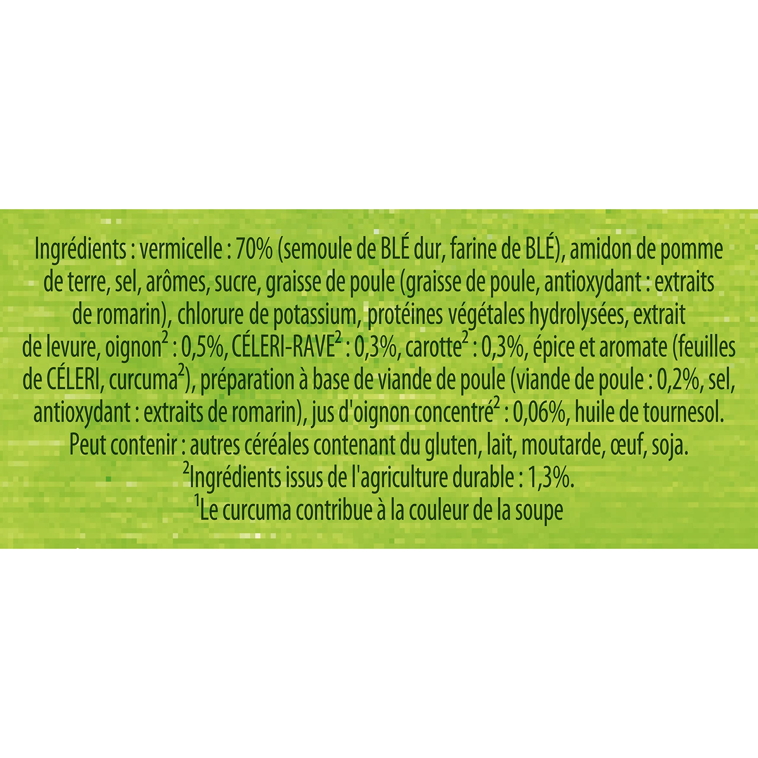Knorr Soupe Déshydratée Poule aux Vermicelles pour 4 Personnes (Lot de 13 Sachets)