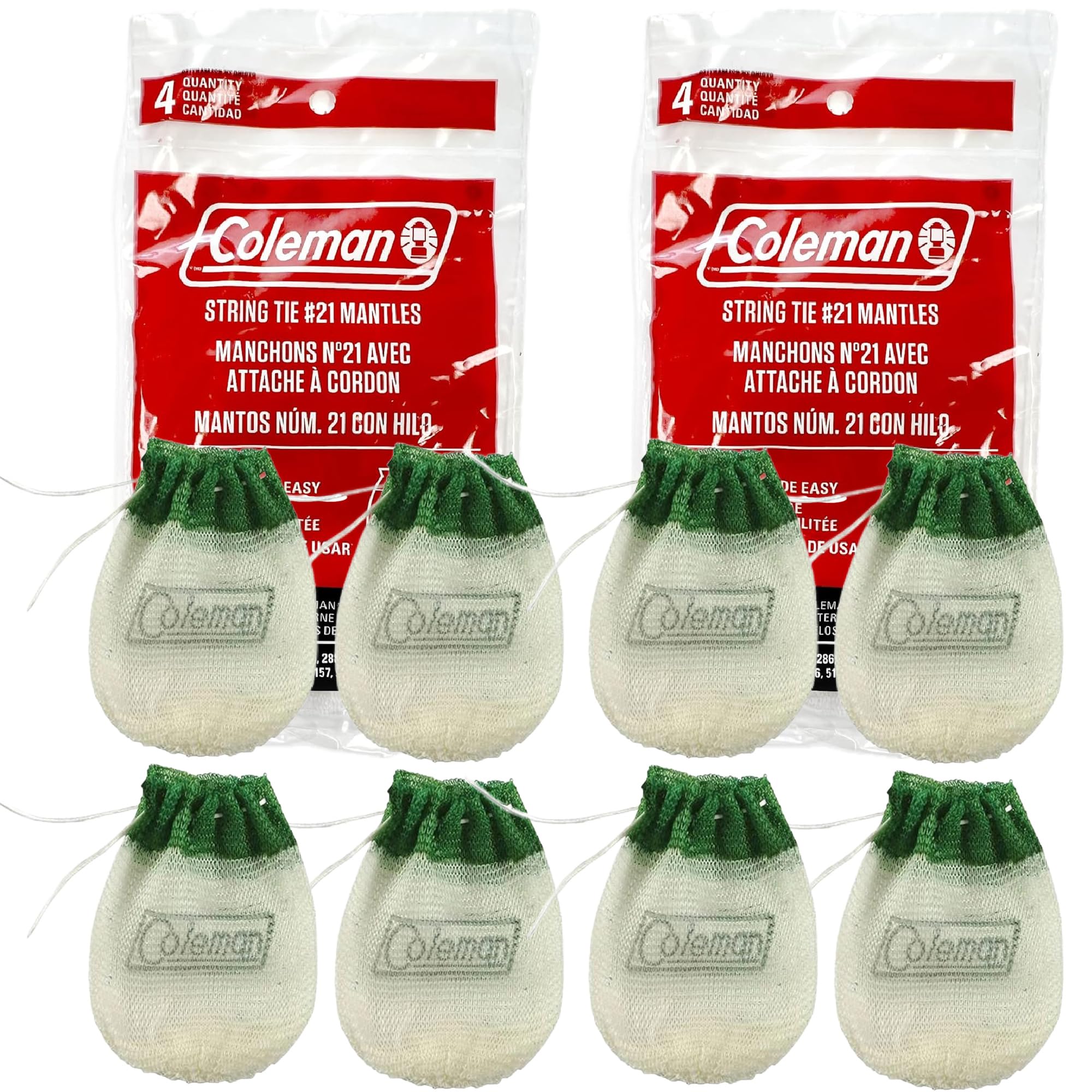 Coleman #21 String Tie Mantles Lanterns, 2 Mantle Pack