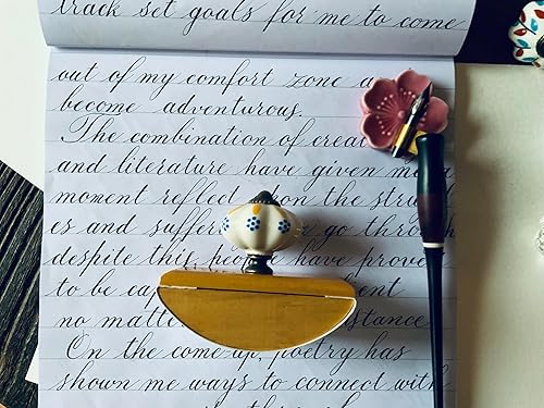 Miniatura 5 de Ink Blotter Rocker - Blotter de tinta de escritorio recargable, incluye un papel secante precortado de aproximadamente 2 x 3.5 pulgadas de largo con