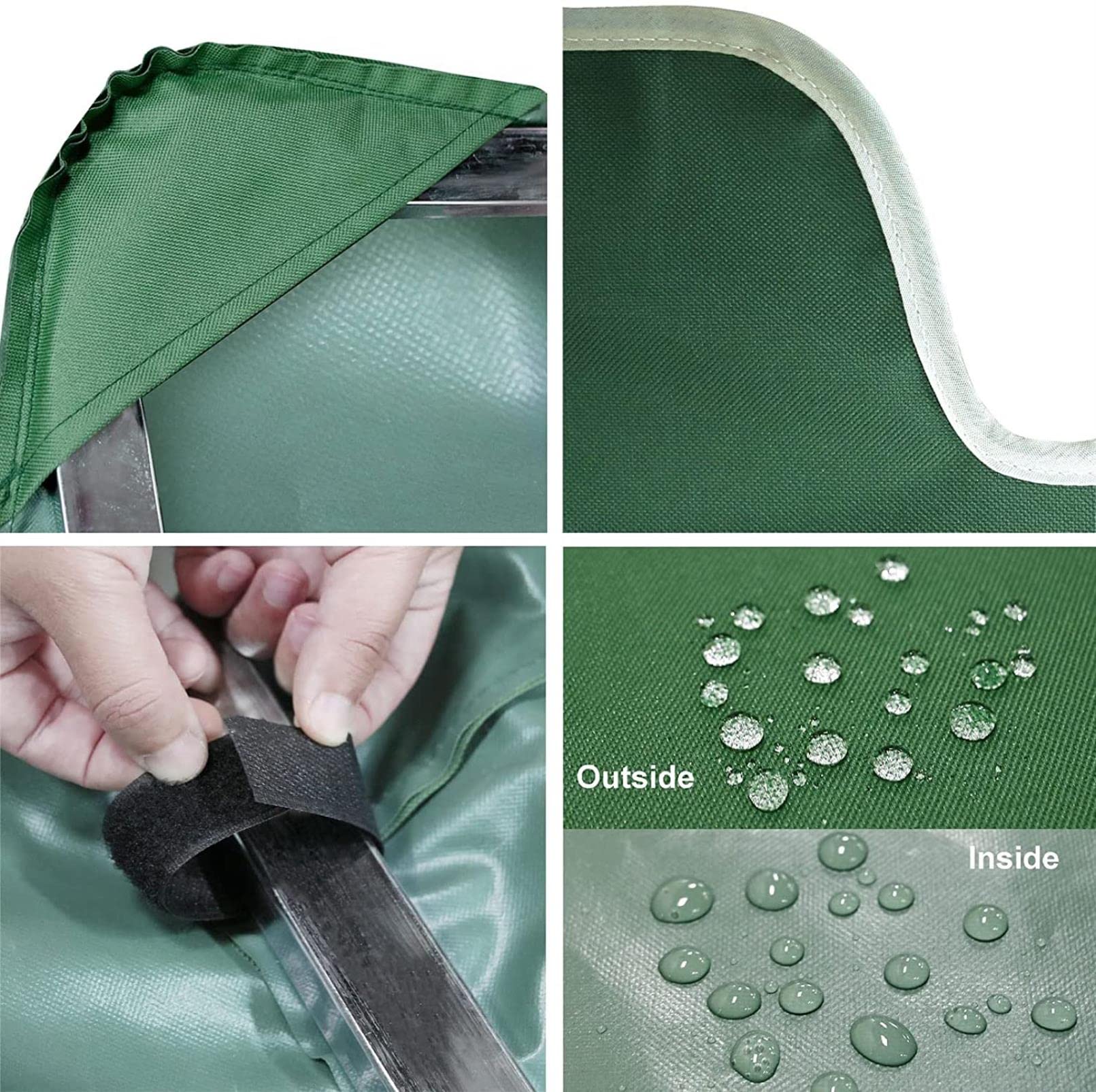 Tetto del Dondolo da Giardino Ricambio, Baldacchino di Ricambio per Altalena da Giardino a 2/3 posti, baldacchino per Sedia a Dondolo 600D con Rivestimento in PVC Impermeabile