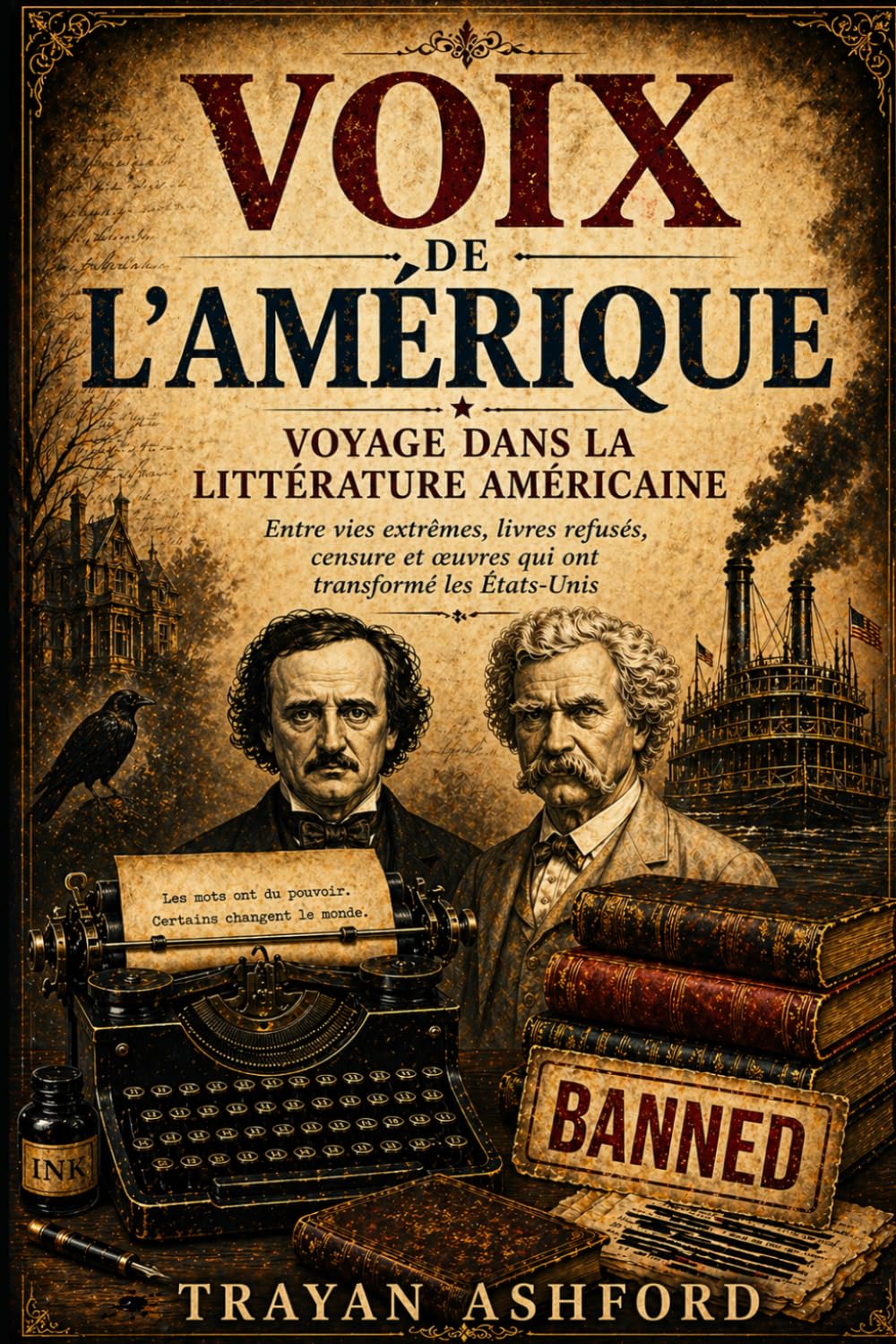 Voix de l’Amérique : voyage dans la littérature américaine: Entre vies extrêmes, livres refusés, censure et œuvres qui ont transformé les États-Unis