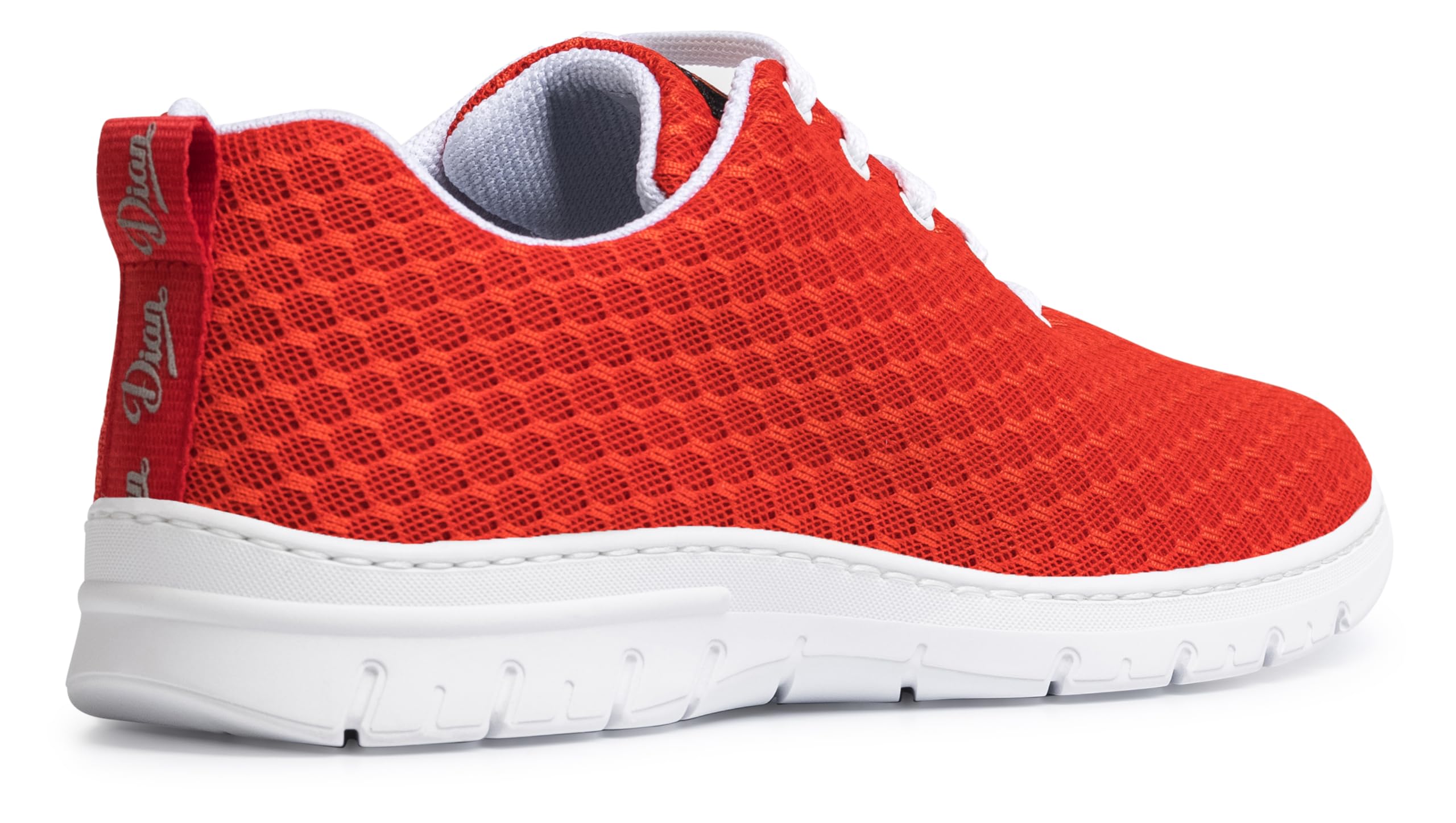 Dian Sneakersy robocze – ultralekkie, antybakteryjne, antypoślizgowe trenażer bezpieczeństwa, idealne dla szpitalów, pracowników zdrowia, kuchni i sprzątania, Calpe Rot 41