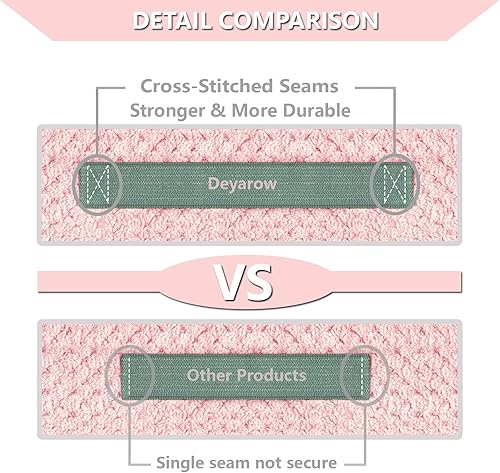 Miniatura 4 de Toalla de microfibra extra grande para mujer, cabello rizado, largo y grueso, paquete de 2 toallas de secado de cabello ultra absorbentes, turbante