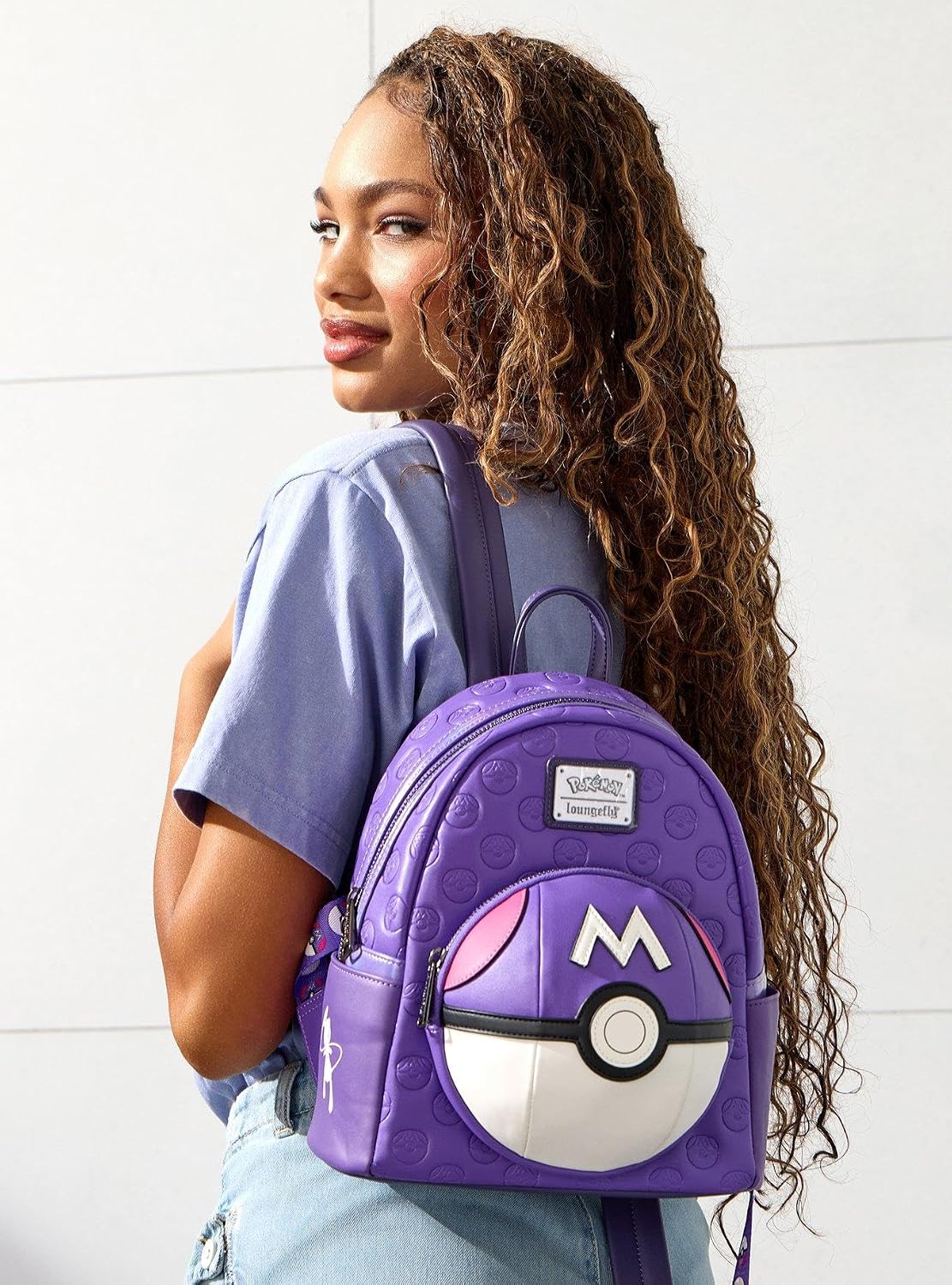 Loungefly Pokémon Master Ball Figural Mini Backpack - BoxLunch Exclusive PURPLE NONE