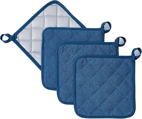 Miniatura 1 de Camruntius - Paquete de 4 soportes para ollas de cocina, resistentes al calor, almohadillas calientes para encimeras de cocina, salvamanteles para