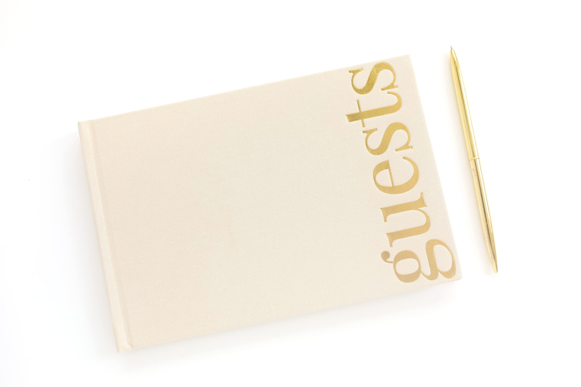Guest Book: Beautiful Keepsake for Life’s Special Events - Sign In Book for Wedding Reception, Baby Shower, Funeral and Vacation Home - 100 Pages, Ribbon Bookmark and Gold Foil — Amazon image 5