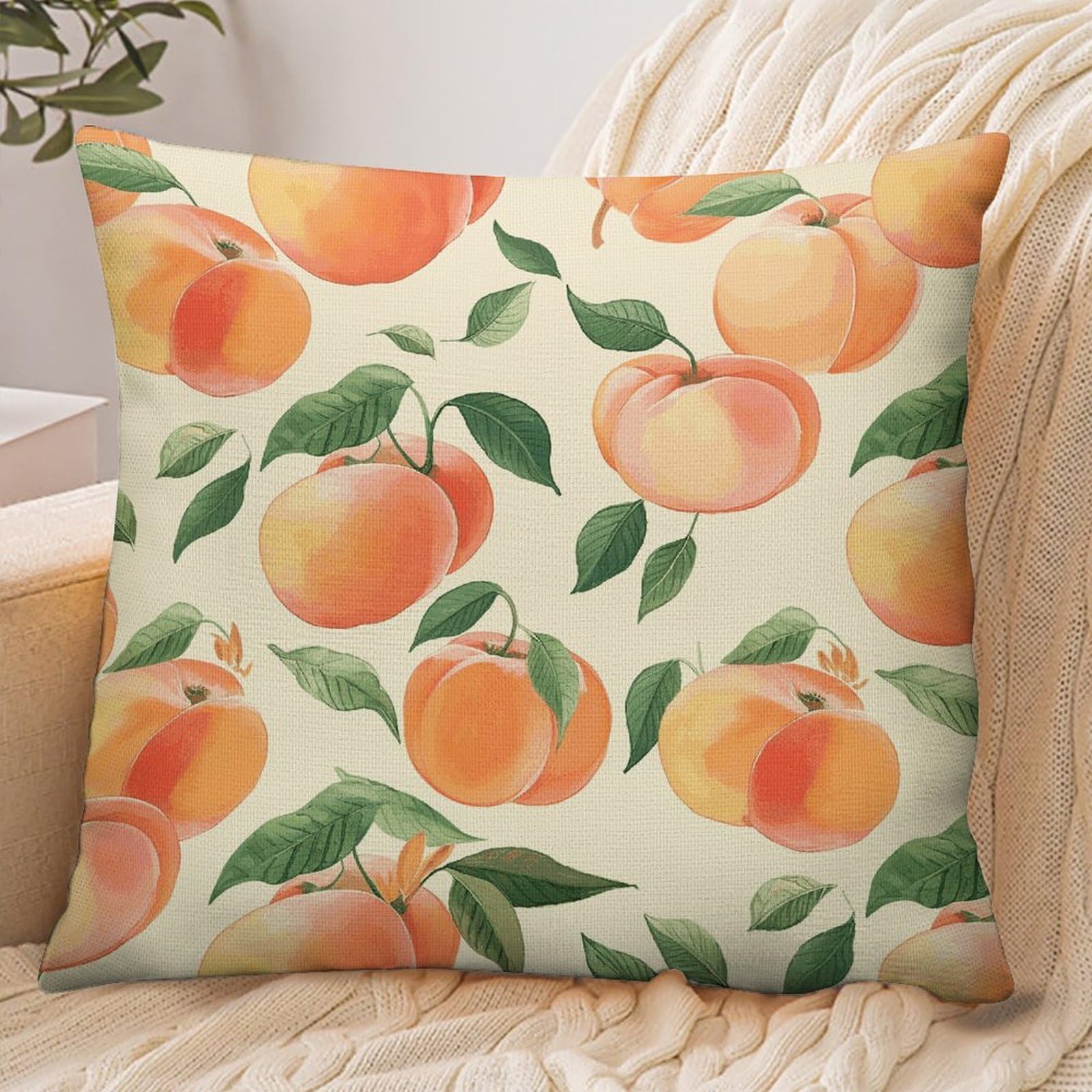 Fekiloot Style Peach Pillowcase Pillow Sham Pillow Case