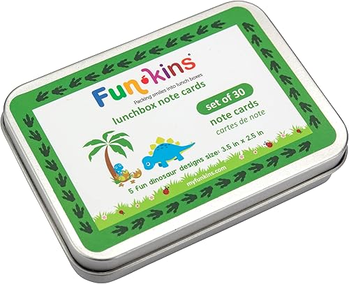Miniatura 3 de Funkins - Fiambrera escolar para niños, divertidas tarjetas para inspiración, motivación, afirmaciones positivas y amor de padres a niños, sin