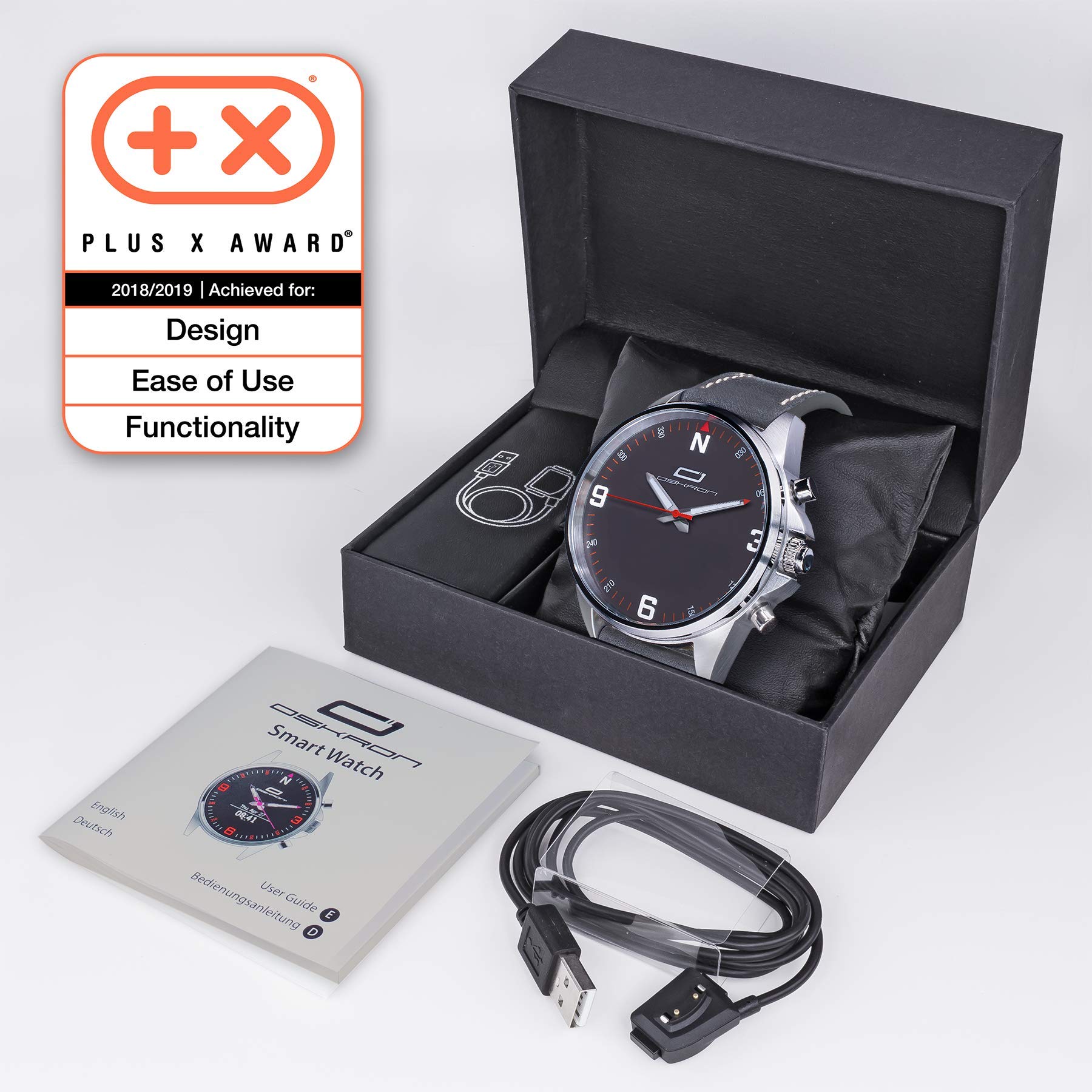 Gear Herrenschmuckuhr mit Smartwatch Funktionen