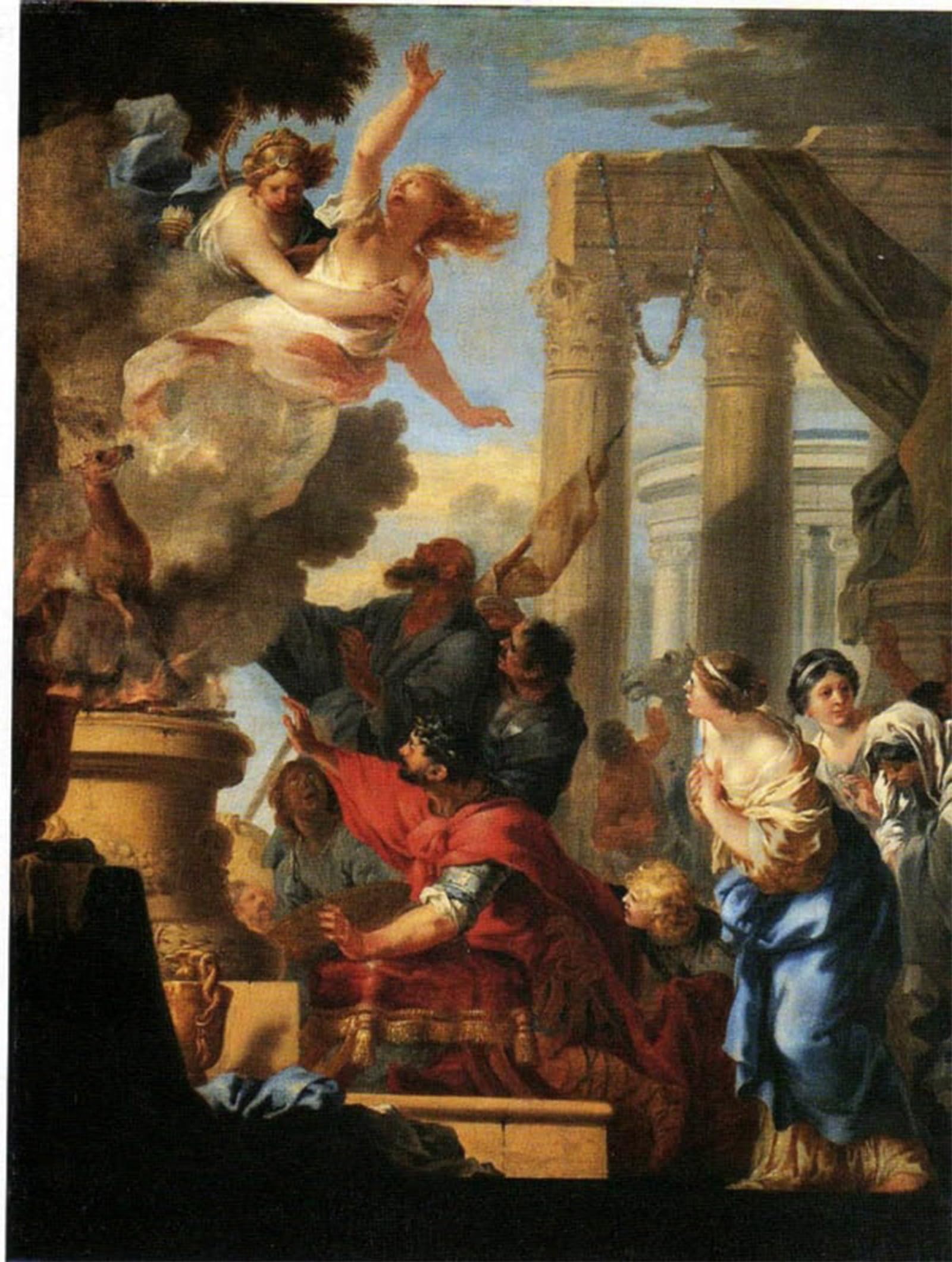 Tableau Sacrificio Di Ifigenia Bourdon impression de qualité - 5