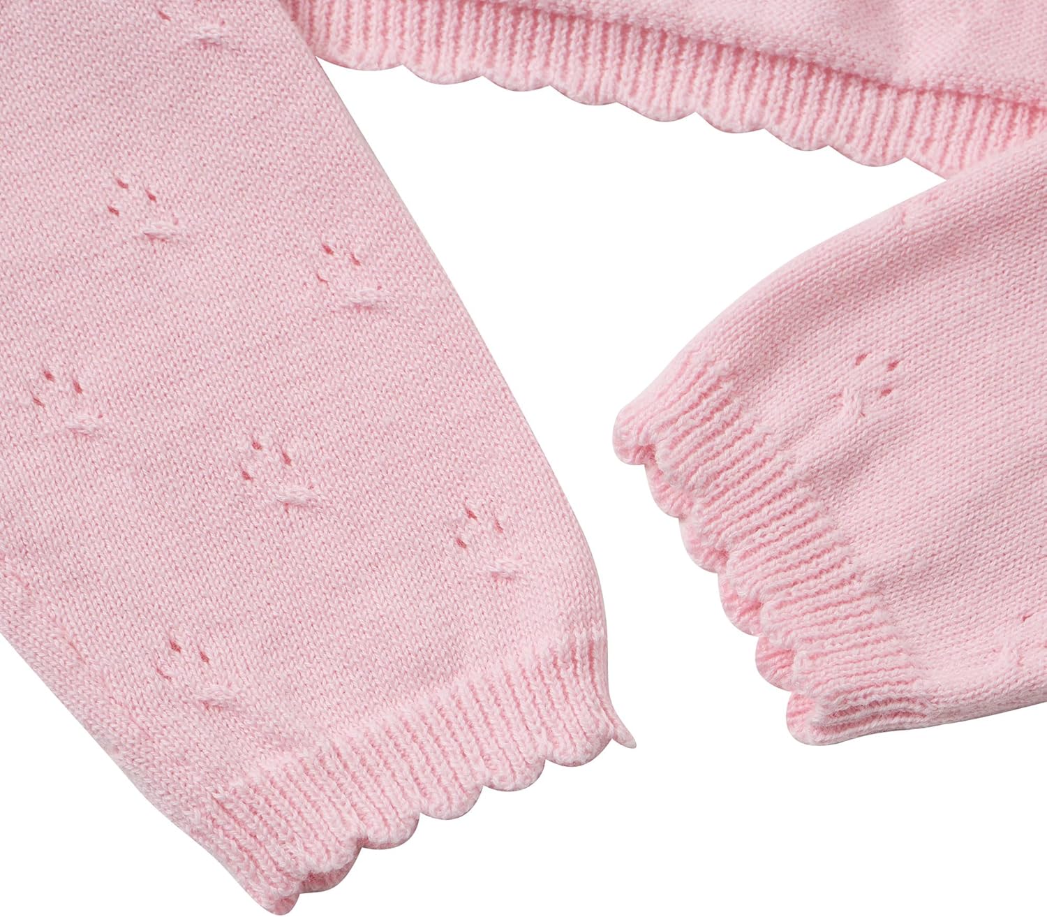 Girls Long Sleeve Cardigan Kids Button Closure Knitted Bolero Shrug Girls Sweaters Tops - Image 2