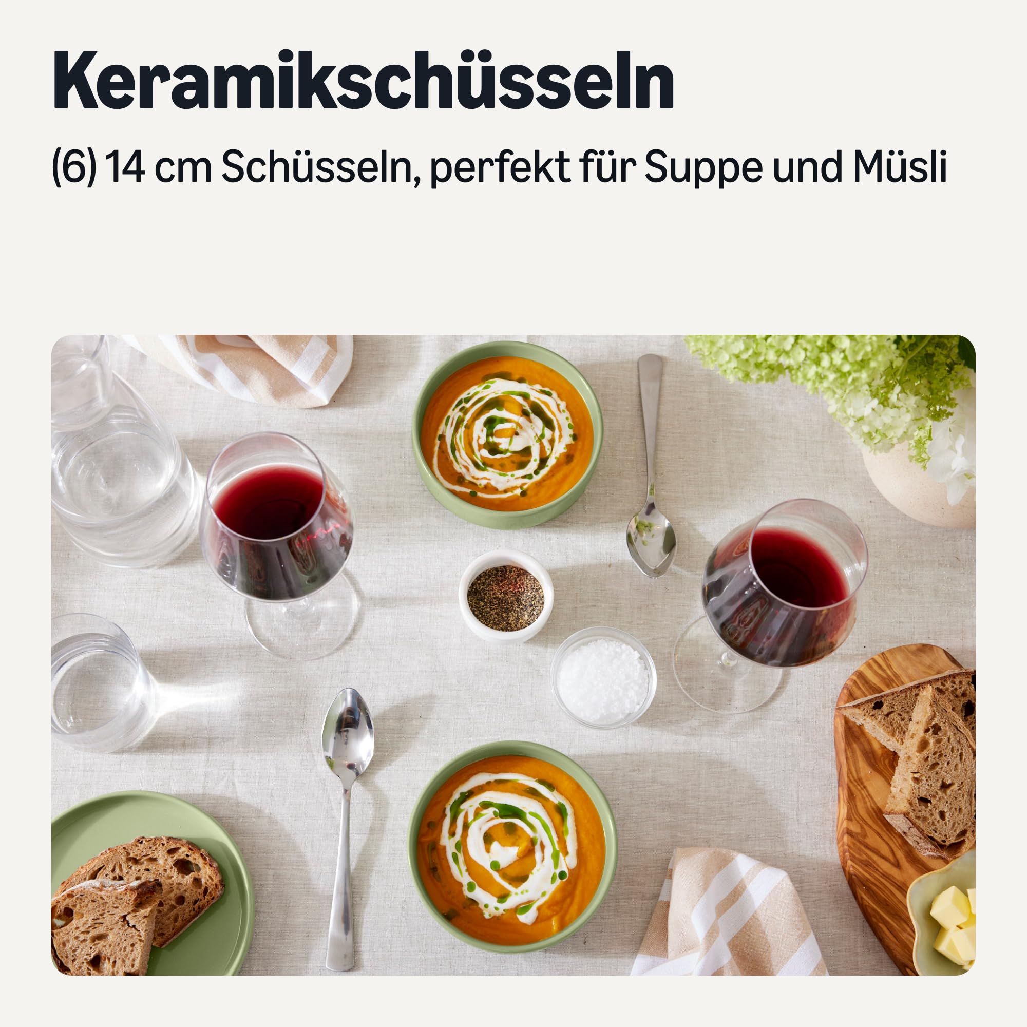 Amazon Basics Glasierte Steinzeug-Schalen – Bild 2