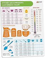 Vista 1 de Imán de conversión de cocina – Tabla de conversión de mediciones – Suministros para hornear Accesorios para hornear Gadgets de cocina – Regalos