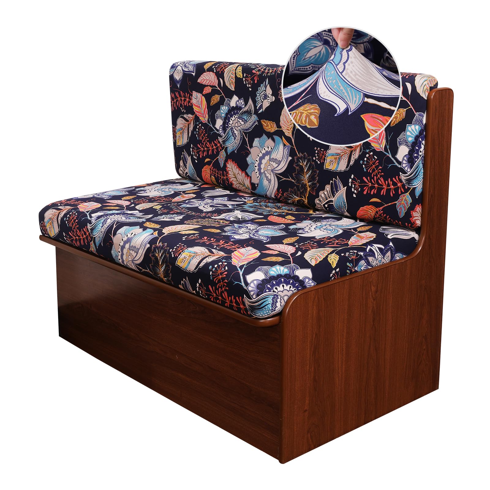 Housse de coussin pour causeuse imprimée CRFATOP, 1 dossier et 1 banc taille 42
