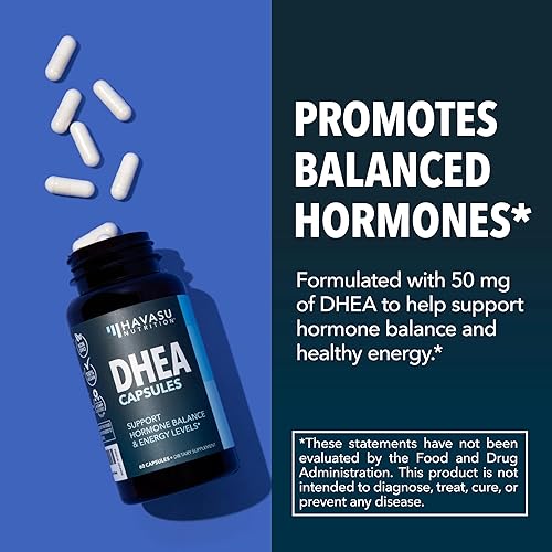 Miniatura 3 de DHEA Extra Strength Diseñado para la pérdida de peso saludable los niveles de energía juvenil y la promoción de los niveles de hormonas equilibradas