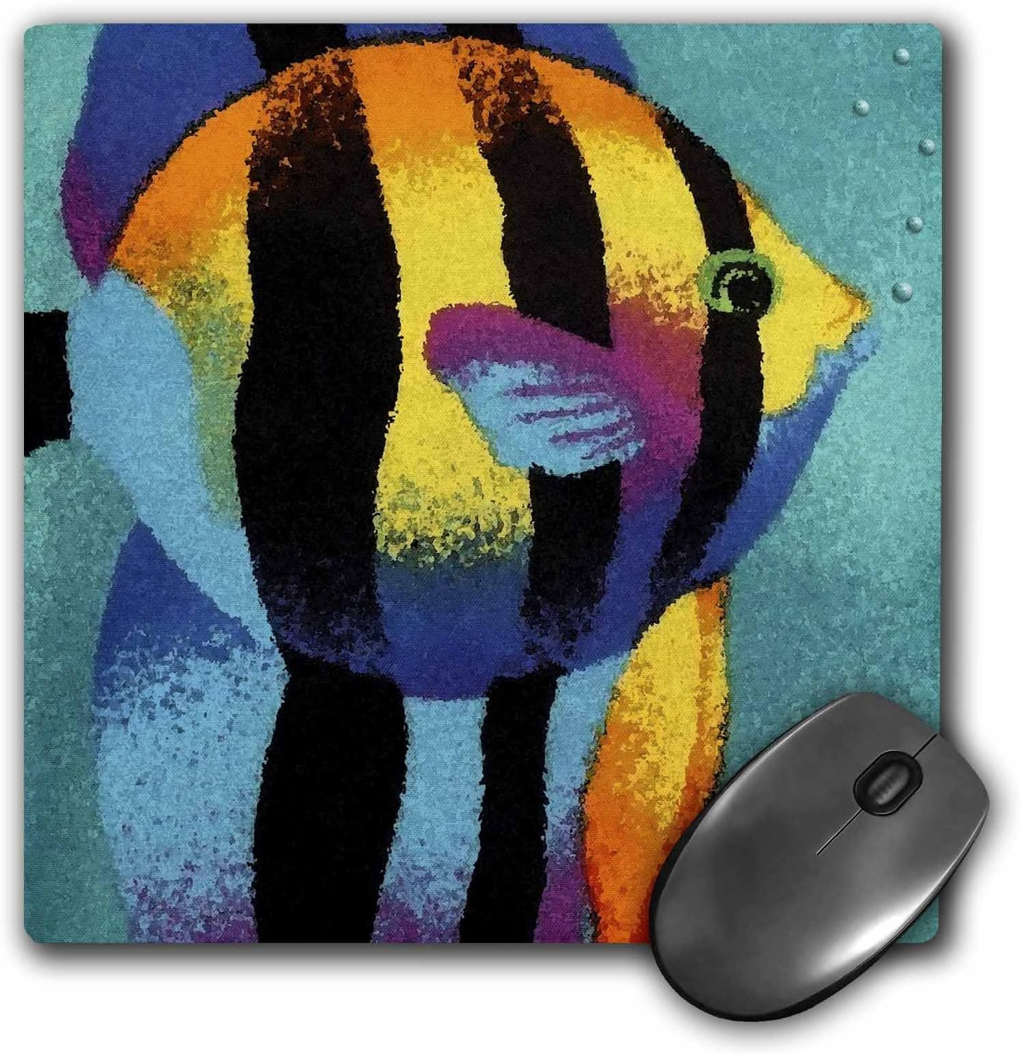 3dRose LLC 8 x 8 x 0.25 Inches Fish Tale Mouse Pad (mp_7247_1)