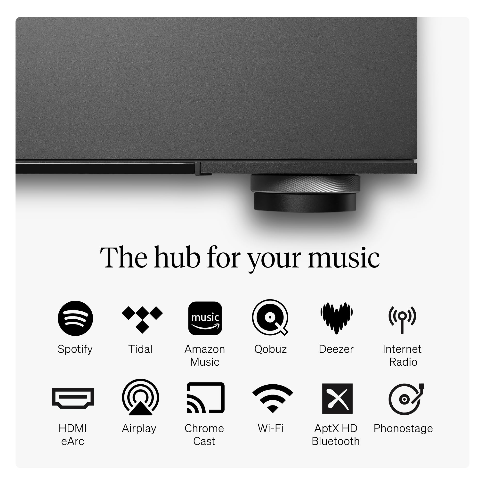 Cambridge Audio EVO 150 SE All-in-One-Verstärker Netzwerkplayer Bluetooth APX HD AirPlay 2 Chromecast HDMI ARC MM-Phonostufe ESS Sabre DAC