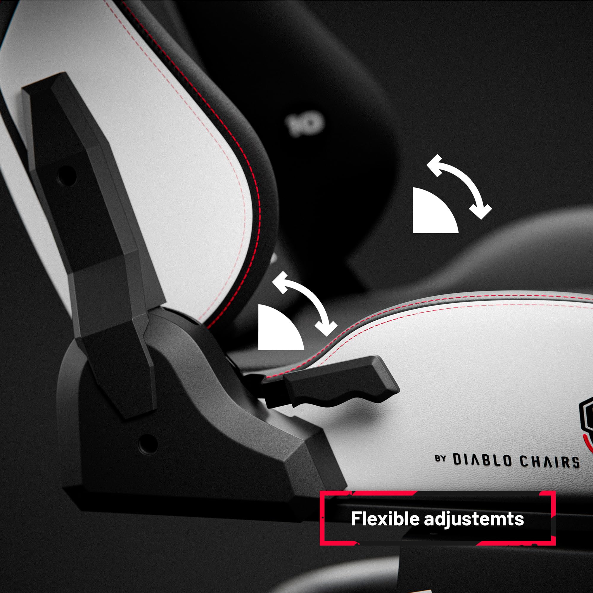 Diablo Sim Racing Simulator Cockpit X-Drive - Sedile Gaming Simulatore con Sedile e Schienale Regolabili - Cockpit Compatibile con Vari Volanti e Pedali - Supporto per Cavi, Piedini Antiscivolo