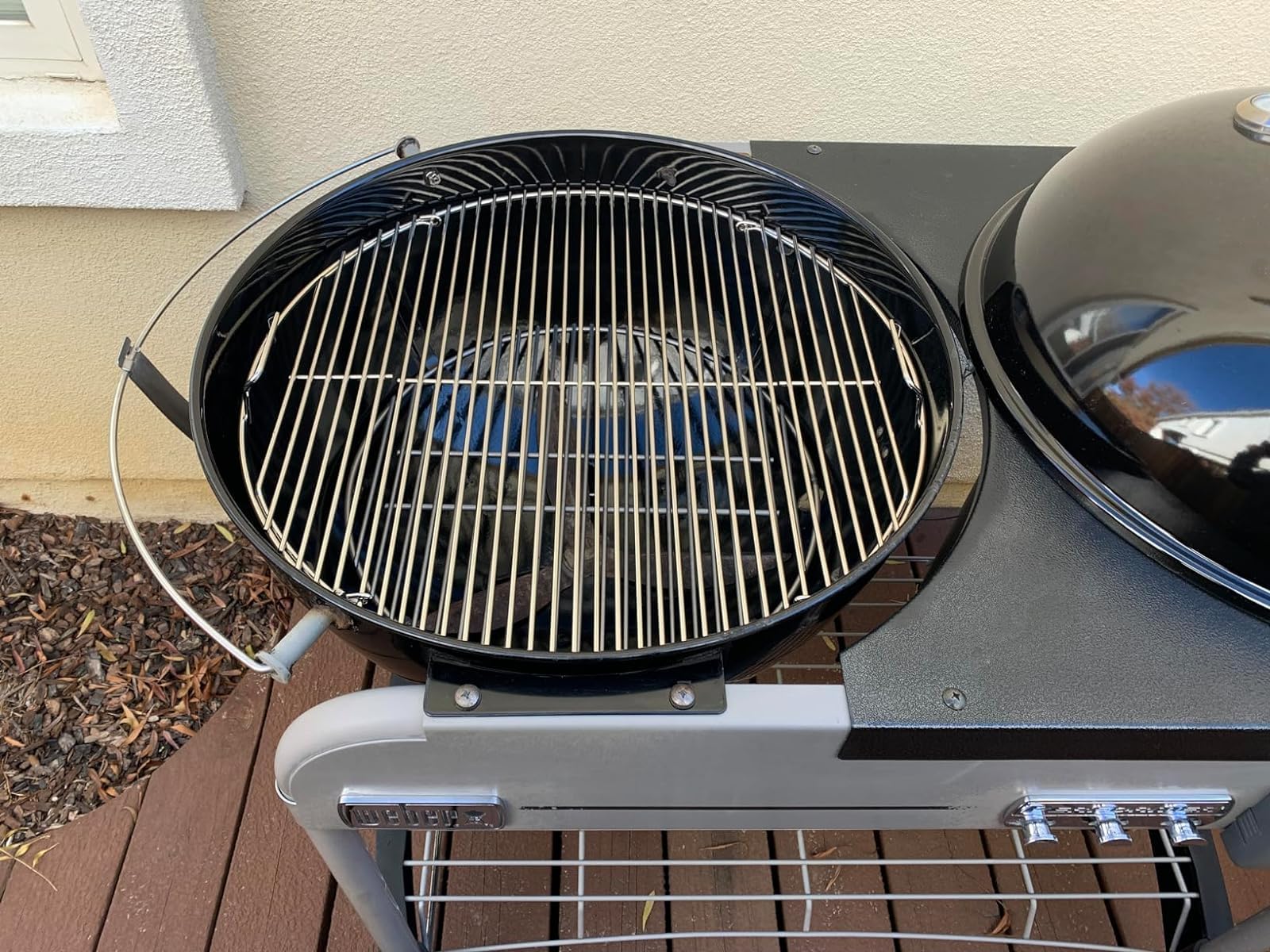 Grillrost rund 54.6cm mit Scharnier für Weber One-Touch Performer Bar-B-Kettle Serie