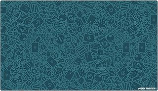 Neoprene Play MAT | spielmatte für Brettspiele, Würfel und Karten | 140 x 80 cm | WASSERDICHT, rutschfest und ROLLBAR (Gaming (Blue))