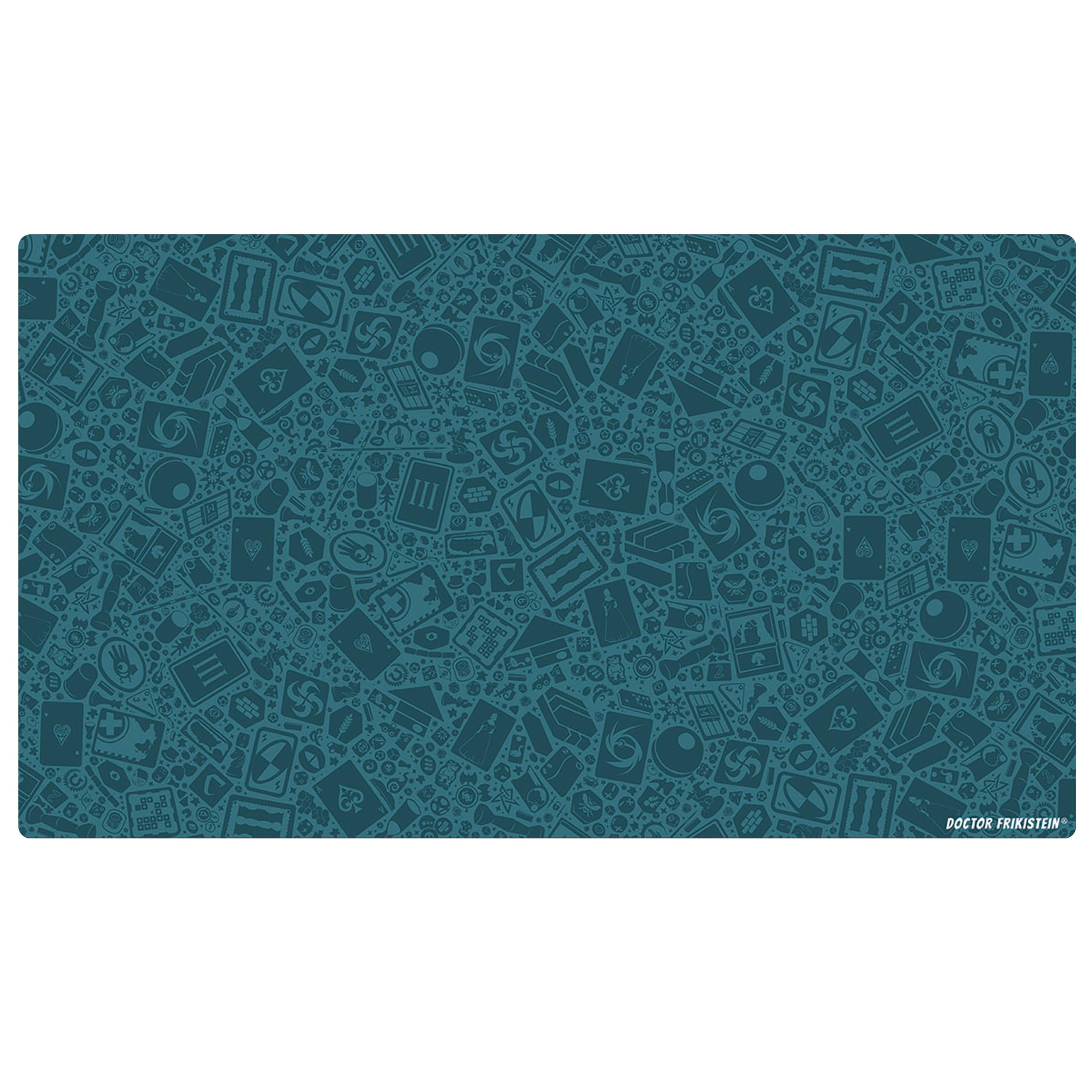 Neoprene Play Mat | Tapete especializado para Juegos de Mesa, Dados y Cartas | 140 x 80 cm | Impermeable, Antideslizante y Enrollable (Gaming (Blue))