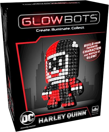 Miniatura 3 de Goliath DC Glowbot Harley Quinn, multicolor