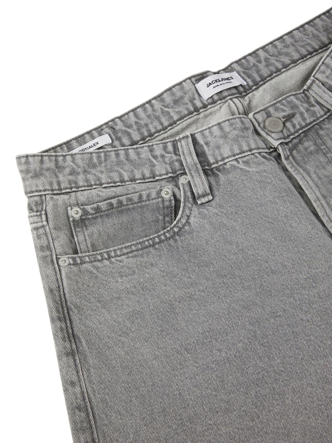 JACK & JONES JJIALEX JJCOOPER - Pantalones vaqueros para hombre, elásticos, holgados, de algodón, color azul, negro y gris, talla 30, 31, 32, 33, 34, 36, 38