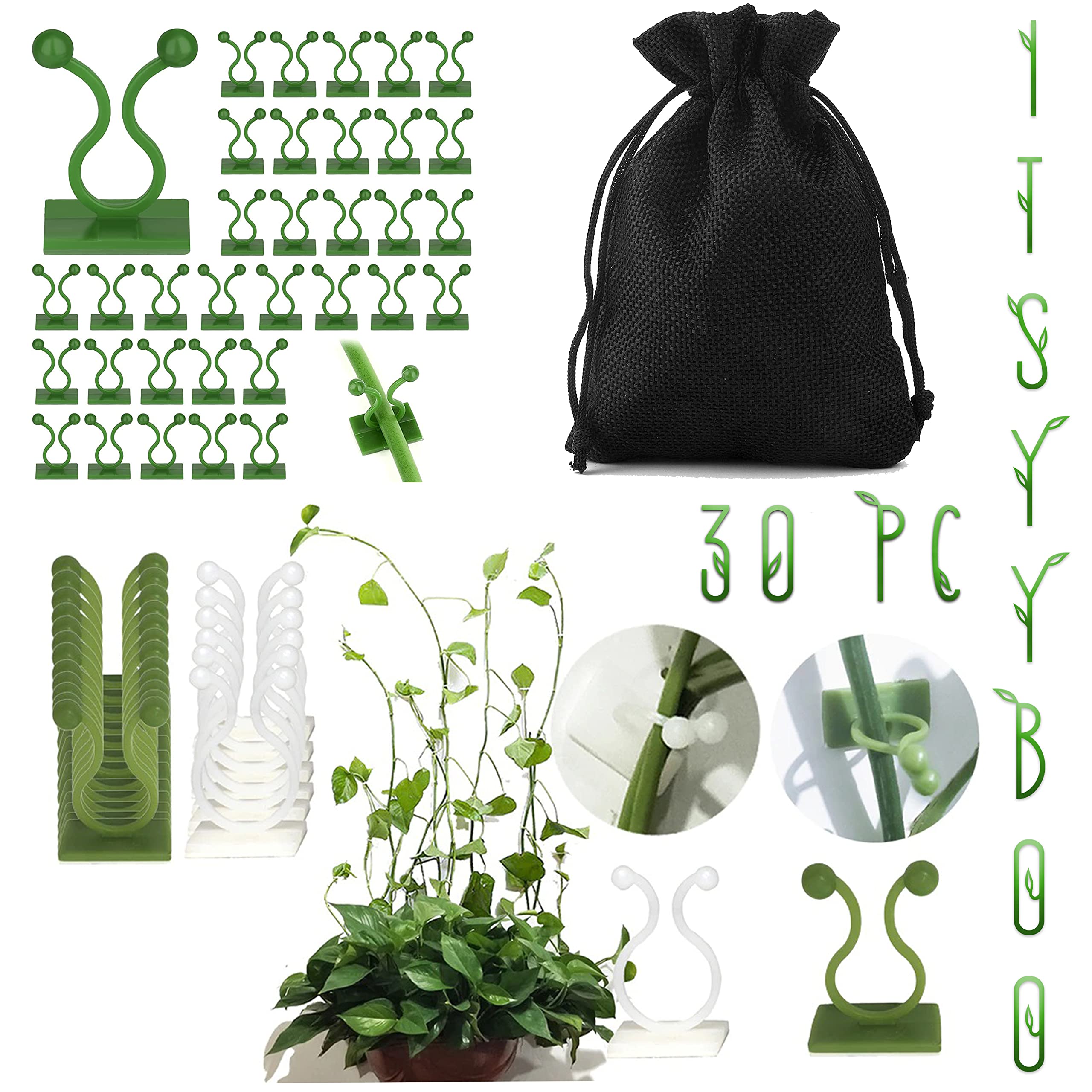 See full amazon price history chart for Itsyyboo 30PC Green or White Plant Climbing Wall Fixture Clips, Invisible Vines, Fixer Self-Adhesive Hook, Wall Sticky Support Binding + Free Pouch (Multicolor) Itsyyboo 30PC Green or White Plant Climbing Wall Fixture Clips, Invisible Vines, Fixer Self-Adhesive Hook, Wall Sticky Support Binding + Free Pouch (Multicolor) (B0BCW5K4DT) Amazon Price History, Amazon Price Tracker