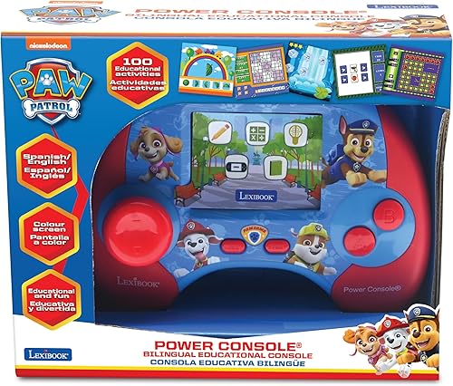 Miniatura 10 de Lexibook Power Console - Consola de juegos bilingüe educativa con 100 actividades, inglésespañol, JCG100i2