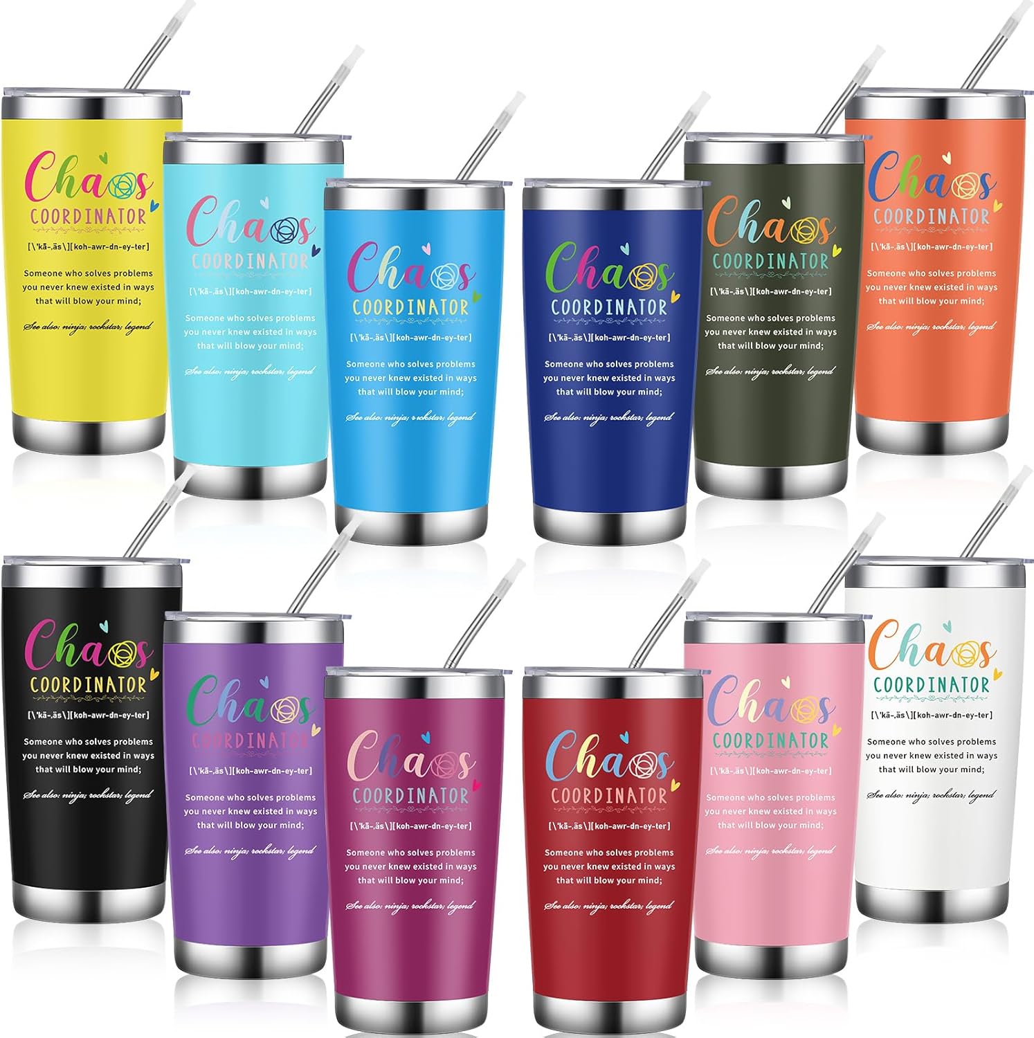 Employee Appreciation Gifts Chaos Coordinator Notebook - Employee Appreciation Gift Journal With PU Leather Cover Work Journal Notebook