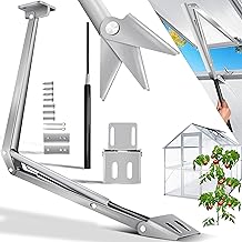 KESSER Automatic Window Opener for Greenhouse 7.5 kg Lifting Capacity 45 cm Opening Height Continuous Opening Angle Window Regulator Automatic Opening and Closing with Temperature Control