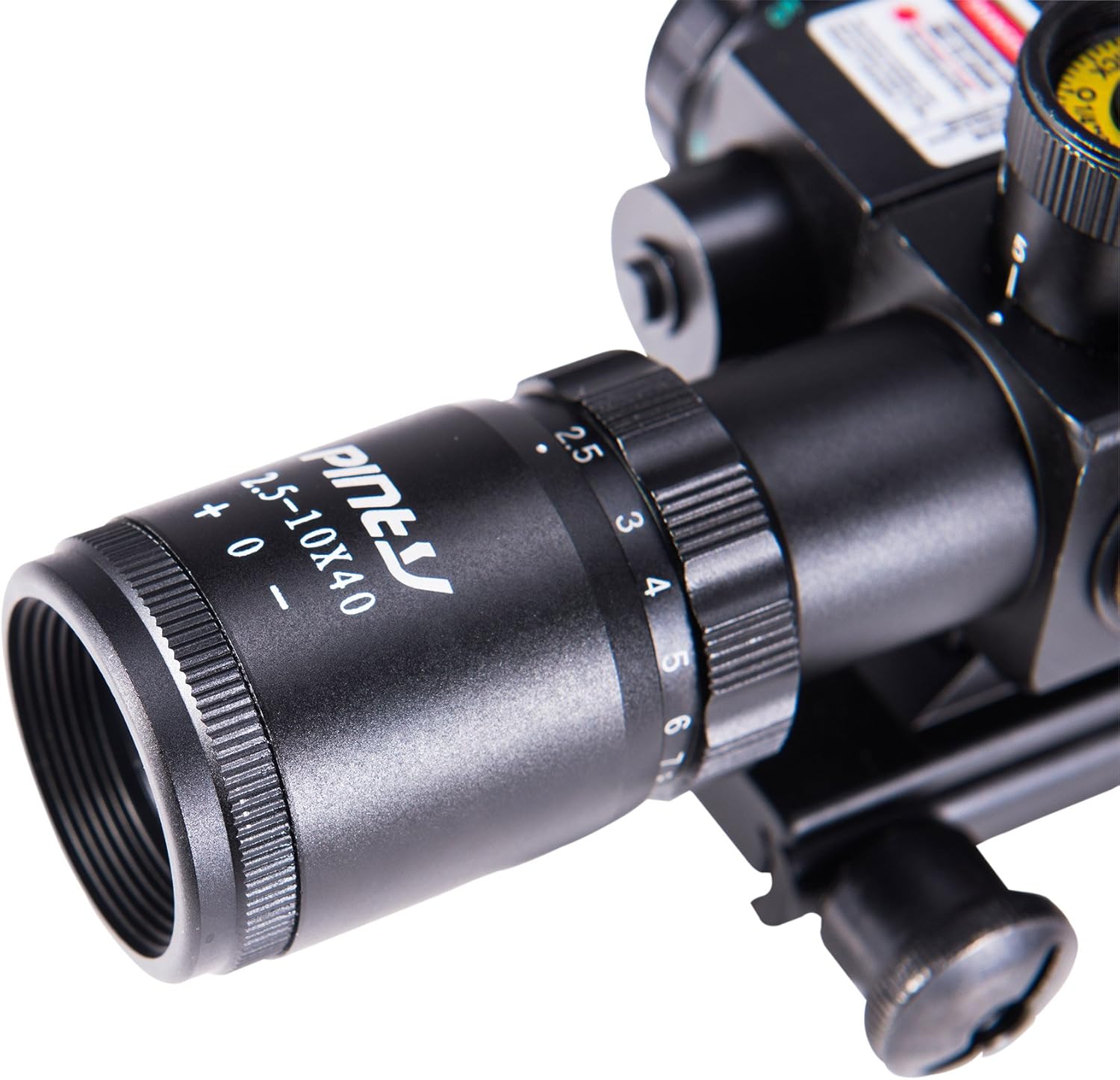 Pinty 2 5 10x40 Red Illuminated Tactical Image