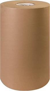 Aviditi Kraft Paper Roll, 50#, 15" x 720', Kraft, 100% Recycled Paper, Ideal for Packing, Wrapping, Craft, Postal, Shipping, Dunnage and Parcel (KP1550)