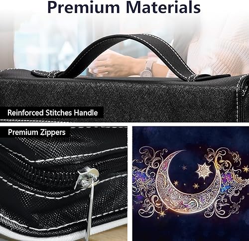 Miniatura 4 de Funda para la Biblia para hombres y mujeres, con cremallera y asa, resistente al agua, bolsa de lona de poliéster que protege la Biblia o el iPad de