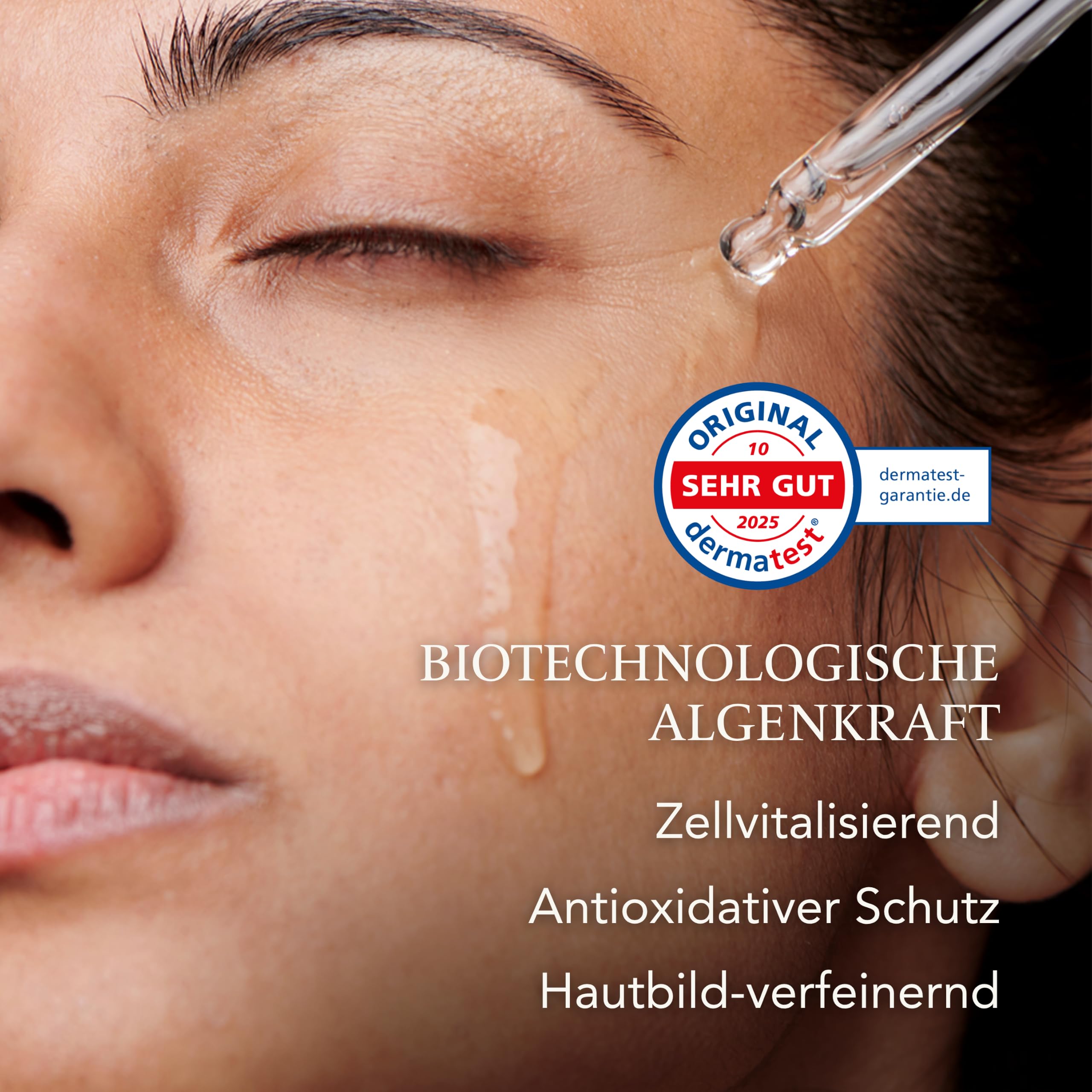 Anti-Aging Serum mit maritimen Stammzellen – 30ml | Hochwirksames Gesichtsserum gegen Falten & müde Haut | Für reife, empfindliche Haut | Vegan & frei von Mikroplastik