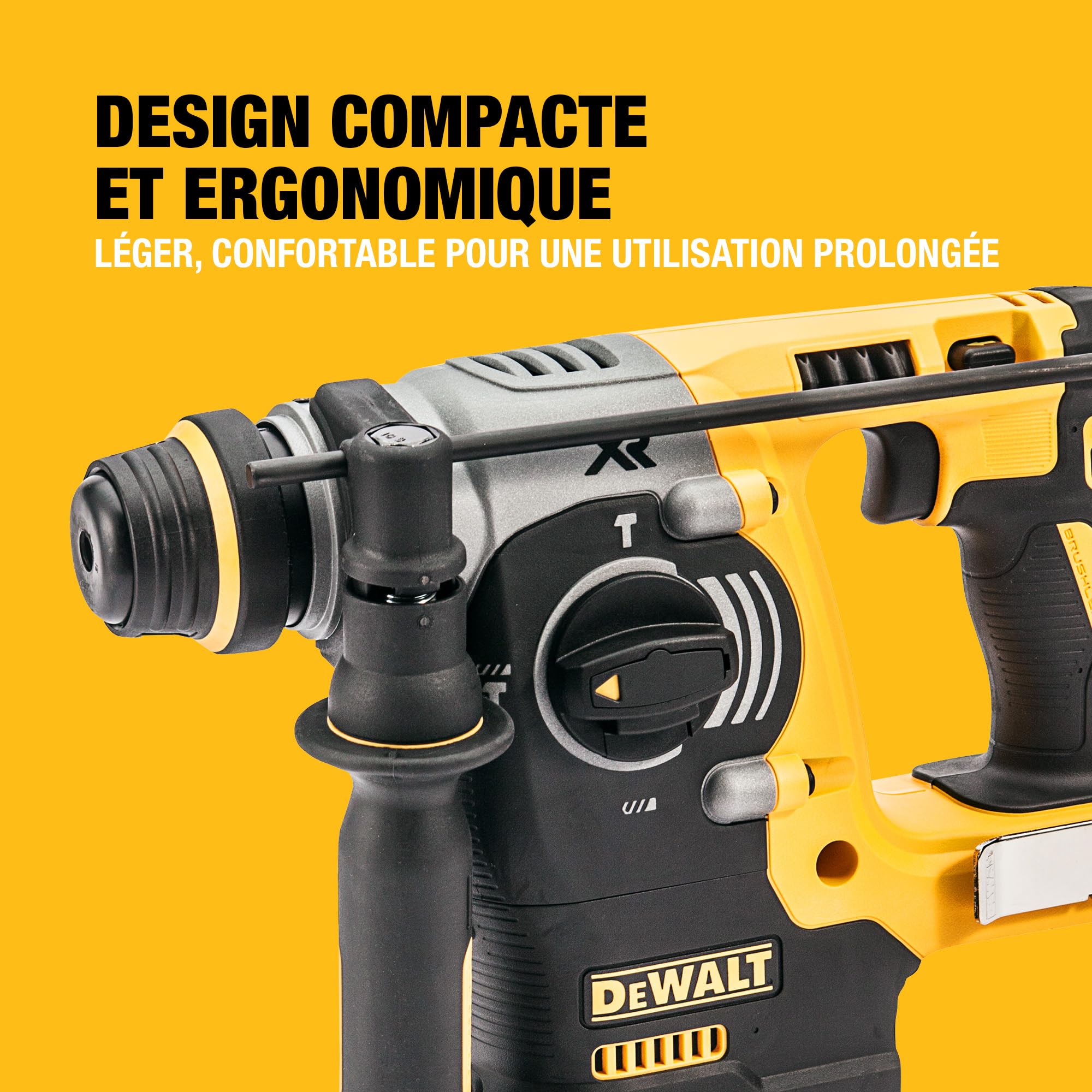 DEWALT Perforateur burineur SDS-Plus 24mm sans fil Brushless XR 18V DCH273N-XJ