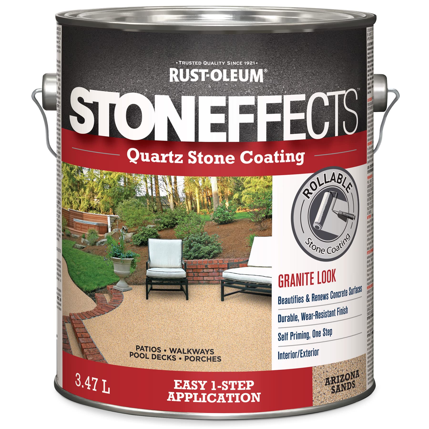 Quartz Stone Coating in Arizona Sands, 3.78L, 337590, House Paint