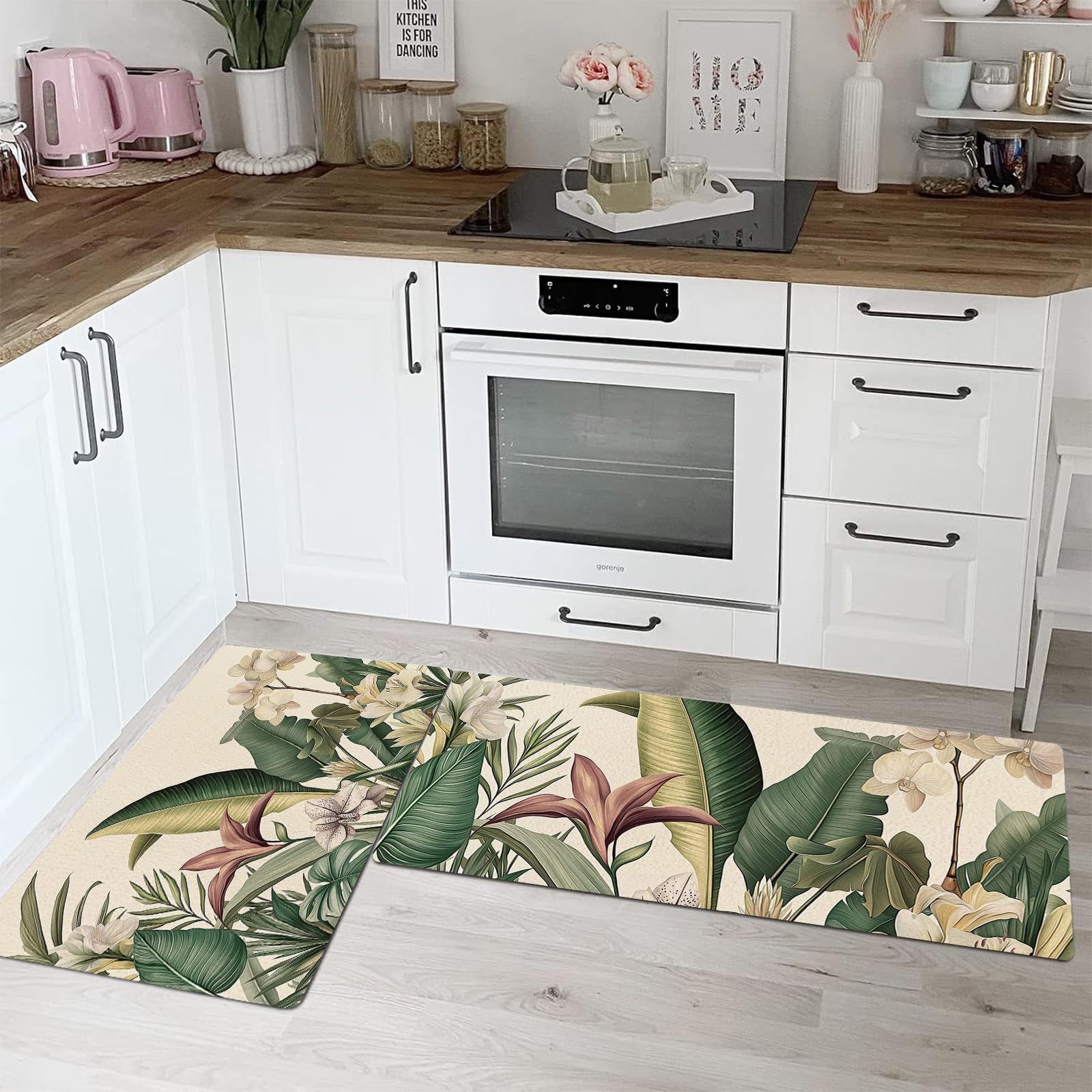Tapis de cuisine lavable antidérapant fini les sols glissants en cuisine