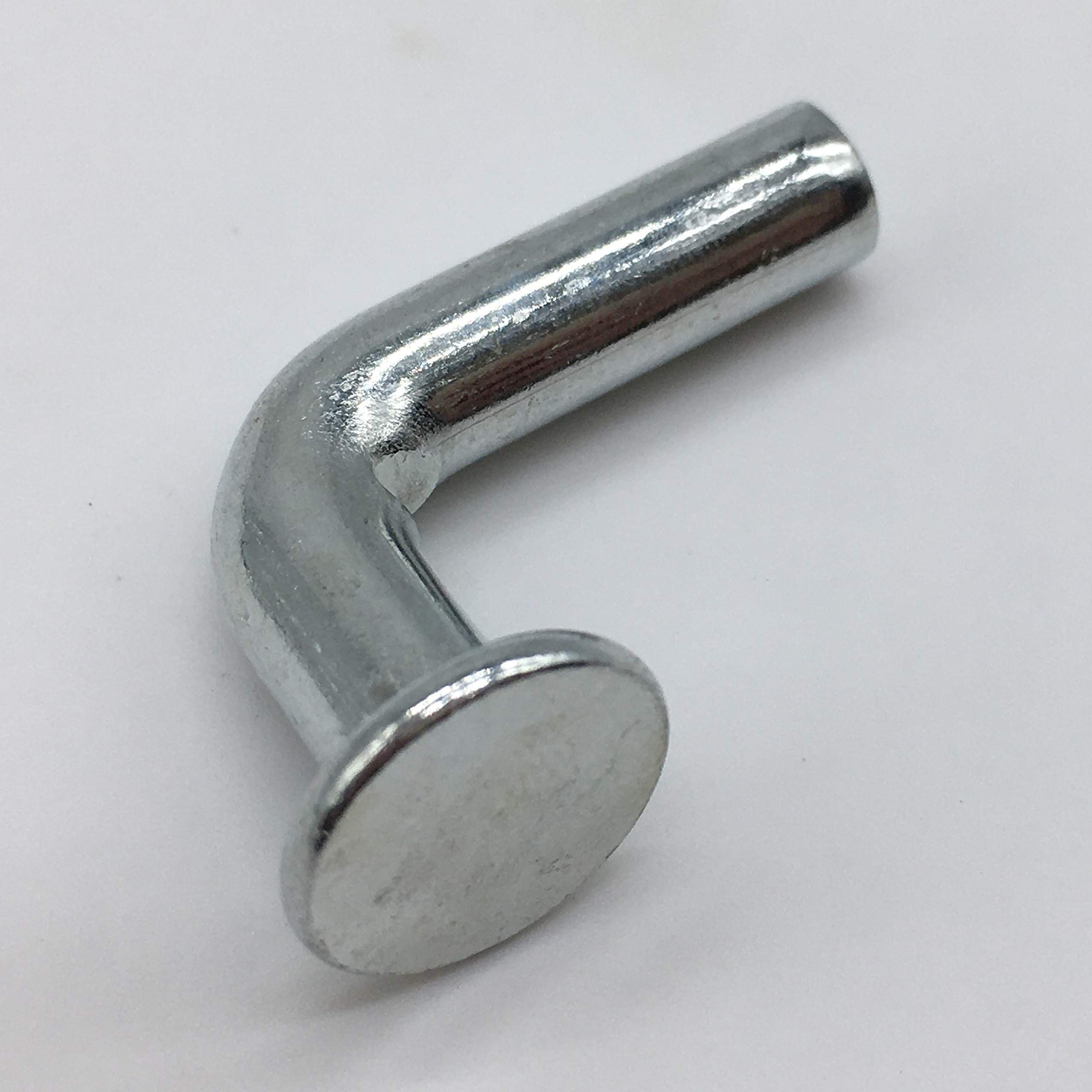 Fall von 1 Packung, 50 Stk/Packung, Universal Palettenregal-Tropfen-Pin, Breite Locker Sicherheit Clip, 37/64"| 0.57"/14.5 mm Flachkopf|Silber|M740
