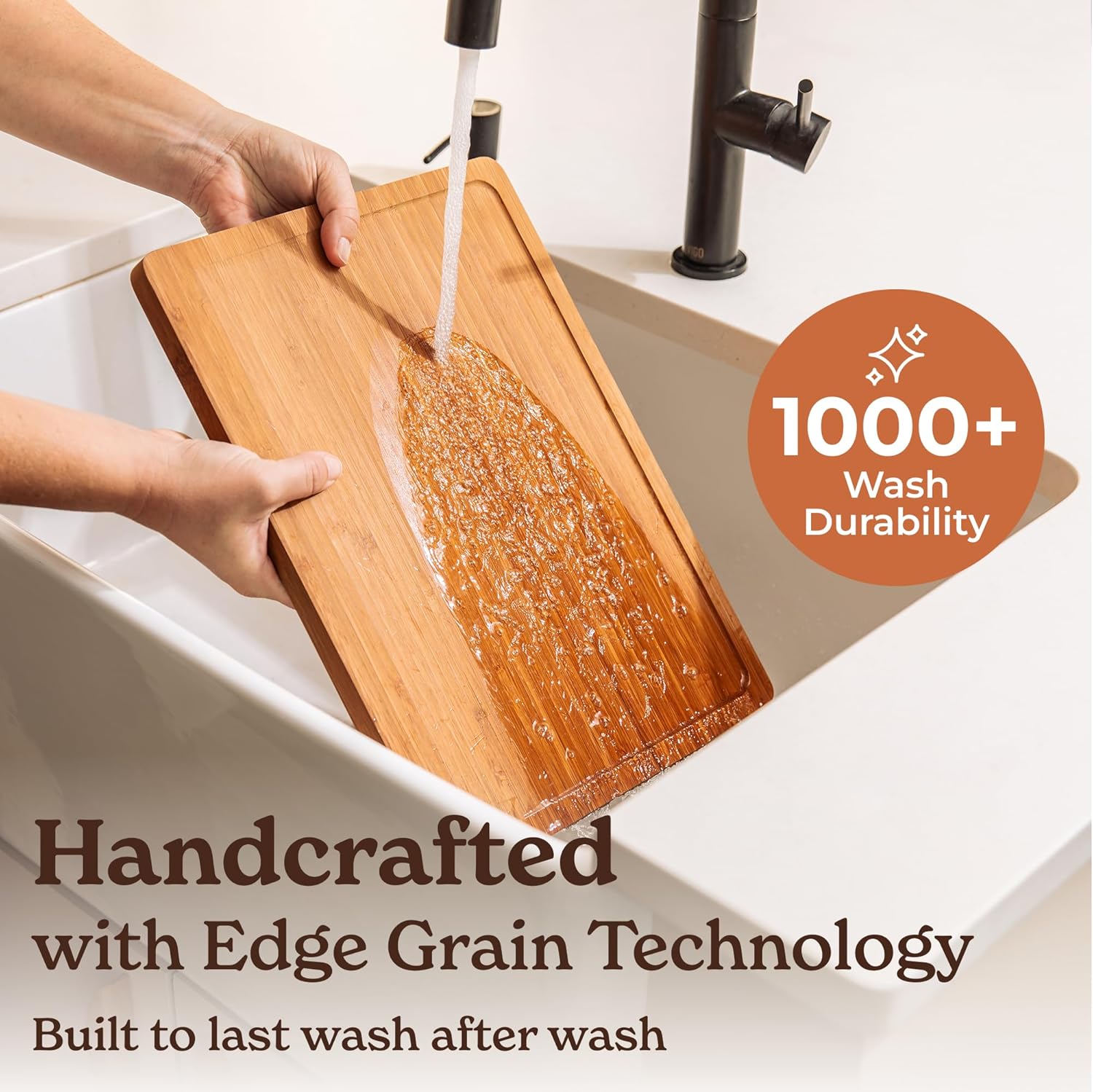 SMIRLY Wood Cutting Boards For Kitchen - Bamboo Cutting Boards For Kitchen Cutting Board, Bamboo Cutting Board Set With Holder, Chopping Board, Butcher Block, Small Wooden Cutting Board Set